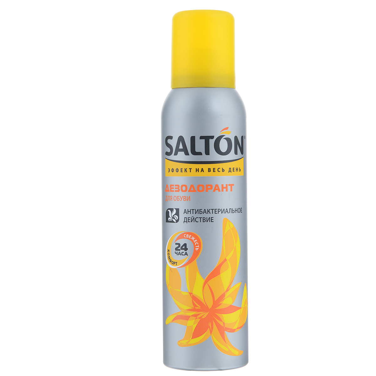 Дезодорант для обуви Salton, 150 мл26258571 Дезодорант для обуви Salton, 150 мл26258571Дезодорант для обуви Salton нейтрализует и предотвращает неприятный запах. Обладает антибактериальным действием и обеспечивает ощущение свежести в течение дня. Объем: 150 мл. Состав: менее 5%: вода, отдушка, антибактериальный компонент; более 30%: растворитель, пропан, бутан. Товар сертифицирован.