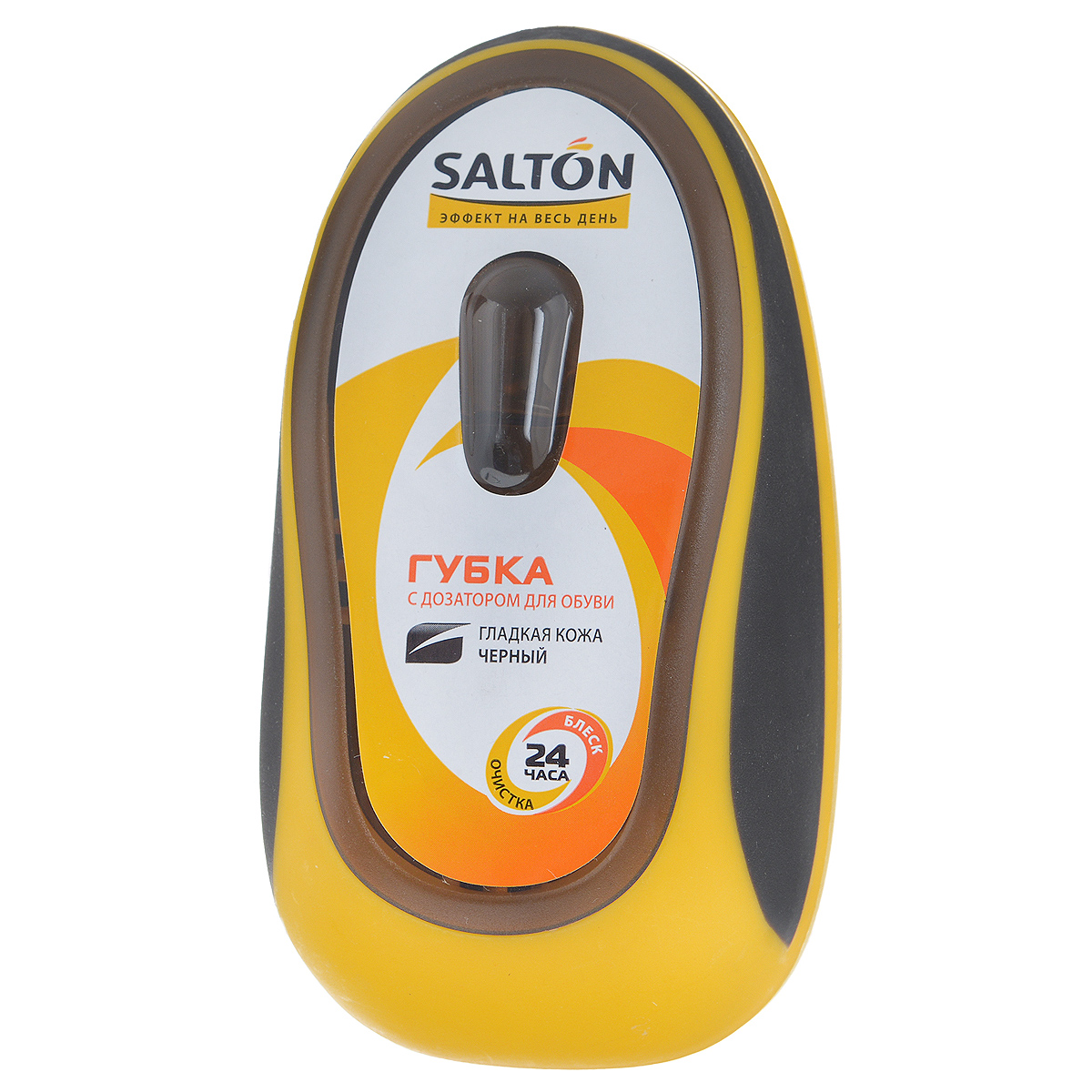 Губка Salton для обуви из гладкой кожи, с дозатором, цвет: черный, 11 х 6 х 5 см262586001 Губка Salton для обуви из гладкой кожи, с дозатором, цвет: черный, 11 х 6 х 5 см262586001Губка Salton обеспечивает мгновенный уход за обувью из гладкой кожи, придает ей естественный блеск. Система дозации пропитки увеличивает срок службы в несколько раз. Размер: 11 см х 6 см х 5 см. Состав: пенополиуретан, силиконовое масло, норковое масло, воск, ланолин, краситель, отдушка. Товар сертифицирован.