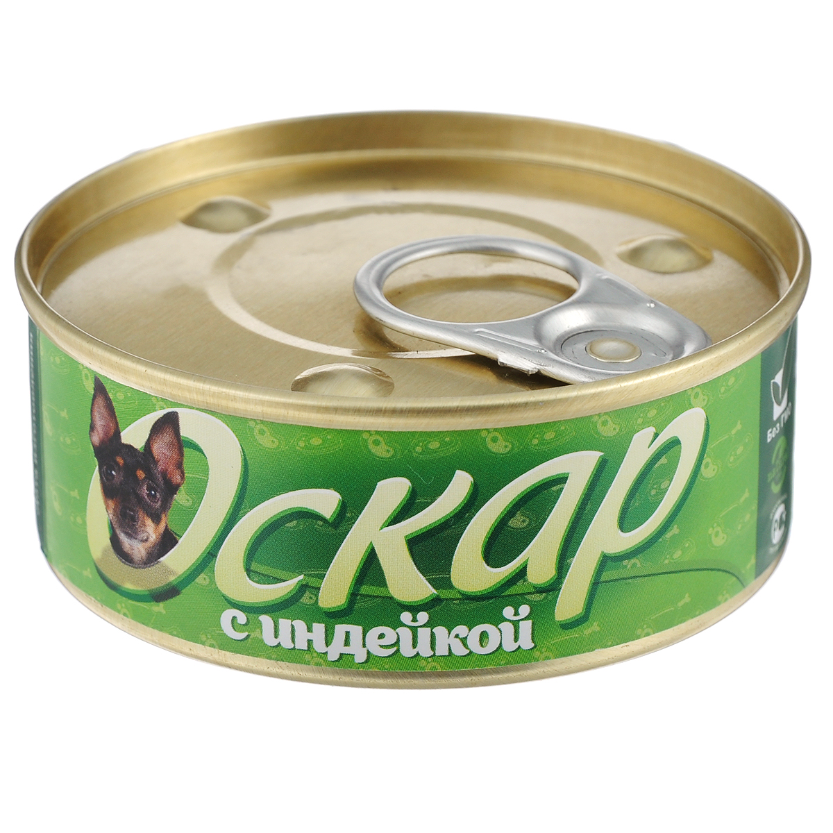 Консервы для собак Оскар, с индейкой, 100 г55965 Консервы для собак Оскар, с индейкой, 100 г55965Консервы для собак Оскар изготовлены из натурального мясного сырья. Не содержат сои, ароматизаторов, искусственных красителей, ГМО. Состав: говядина, мясо птицы, субпродукты, растительное масло, натуральная желирующая добавка, вода. Пищевая ценность (100 г): протеин 14%, жир 4%, углеводы 4%, клетчатка 0,1%, зола 2%, влага 80%. Энергетическая ценность (на 100 г): 108 кКал. Товар сертифицирован.