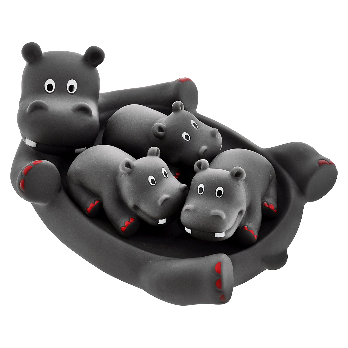 Игровой набор для ванны Mioshi Семья бегемотиков, 4 штMAU0304-017 Игровой набор для ванны Mioshi Семья бегемотиков, 4 штMAU0304-017С набором для ванны Mioshi Семья бегемотиков принимать водные процедуры станет ещё веселее и приятнее. Набор включает в себя обаятельное семейство бегемотиков: маму и 3 детишек. Все составляющие набора приятны на ощупь, имеют удобную для захвата маленькими пальчиками эргономичную форму и быстро сохнут. Забавным дополнением также будет возможность игрушек брызгать водой при сжатии. Устраивайте водные сражения! Игрушки Mioshi Aqua помогают малышам быстрее приспосабливаться к водной среде, а процесс принятия водных процедур делают веселым и увлекательным.