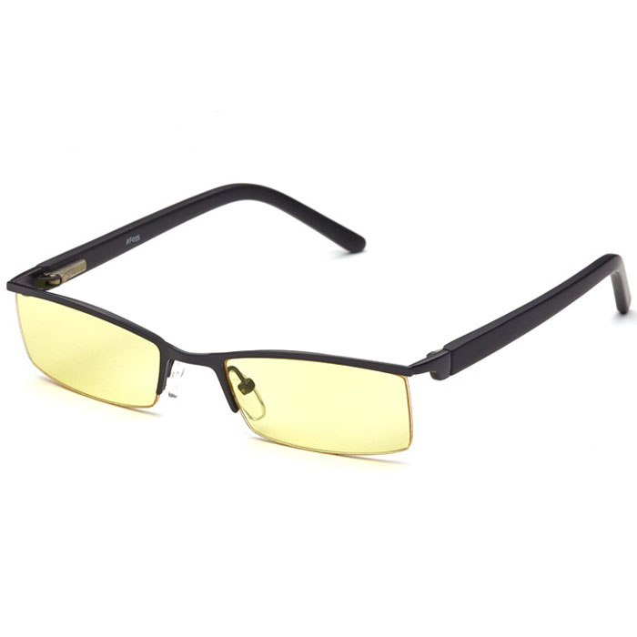 SP Glasses AF035 Luxury, Black компьютерные очкиAF035_B SP Glasses AF035 Luxury, Black компьютерные очкиAF035_BОчки SP Glasses AF035 Luxury разработаны для защиты глаз от вредного излучения мониторов, ноутбуков, игровых приставок, электронных книг, телевизоров. Линзы очков изготовлены из высокотехнологичного и безопасного пластика со специальным желтым светофильтром, обеспечивающим снятие напряжения с глаз при работе за монитором. Очки уменьшают слезоточивость и резь в глазах, снижают утомляемость. SP Glasses AF035 Luxury можно использовать для защиты глаз от яркого света, а также при работе с мелкими и движущимися предметами. Оправа стильных и элегантных очков изготовлена из прочного и в то же время гибкого материала.