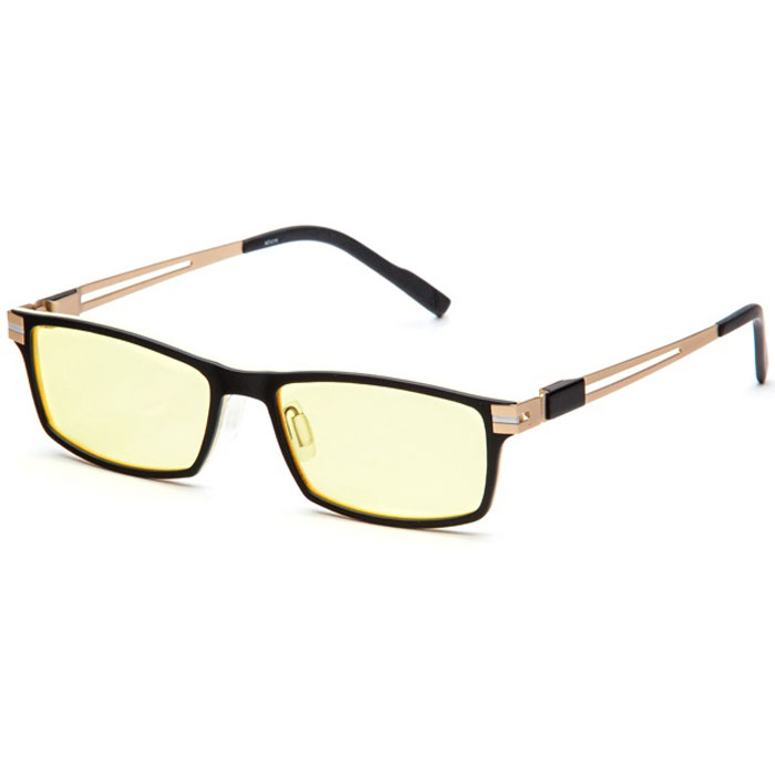 SP Glasses AF070 Titanium, Black Cream компьютерные очкиAF070_BC SP Glasses AF070 Titanium, Black Cream компьютерные очкиAF070_BCОчки SP Glasses AF070 разработаны под наблюдением и при консультации академика С. Н. Федорова. Конструкция оправы в сочетании с экологически чистыми, воздействующими на зрение благотворно линзами значительно облегчает работу за монитором. При постоянном ношении оптических очков глаза устают, а ношение SP Glasses AF070 дает возможность отдохнуть глазам снять напряжение с сосудов глазного яблока. SP Glasses AF070 выпускаются в модной двухцветной оправе. Долговечные не поддающиеся мелким царапинам линзы выполнены из желтого пластика. Желтый цвет фильтрует негативное воздействие УФ-лучей и лучей голубого спектра. Таким образом, ваши глаза защищены от преждевременной потери зрения, работоспособность за компьютером увеличена в разы.
