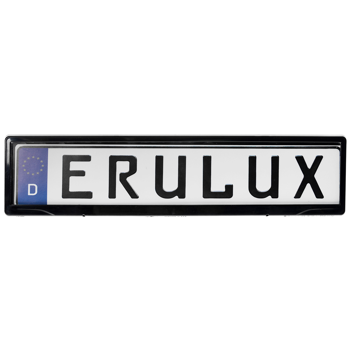 Рамка для номера Erulux, светодиоднаяЗ0000012308 Рамка для номера Erulux, светодиоднаяЗ0000012308Рамка Erulux не только закрепит регистрационный знак на вашем автомобиле, но и красиво его оформит. Изделие может использоваться только для заднего номерного знака автомобиля и разработано специально для использования номерных знаков с наклейками, подтверждающими прохождение технического осмотра. Номерные знаки, снабженные выпуклыми металлическими или пластиковыми опознавательными знаками, не пригодны для использования рамки. Крепления в комплект не входят. Стильный дизайн идеально впишется в экстерьер вашего автомобиля. Размер рамки: 53 см х 12,5 см. Размер регистрационного знака: 50,5 см х 10 см.