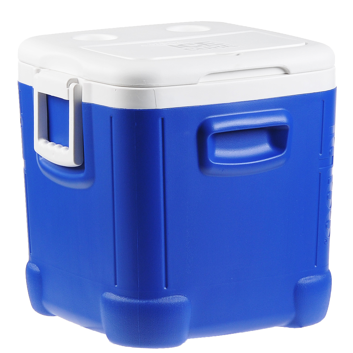 Контейнер изотермический Igloo Ice Cube, 45 л44347 Контейнер изотермический Igloo Ice Cube, 45 л44347Удобный и прочный изотермический контейнер Igloo Ice Cube предназначен для сохранения определенной температуры продуктов во время длительных поездок. Корпус и крышка контейнера изготовлены из высококачественного пластика. Между двойными стенками находится термоизоляционный слой, который обеспечивает сохранение температуры. У контейнера одно большое вместительное отделение и 2 небольших на крышке. Крышка плотно плотно закрывается. Контейнер оснащен 2 ручками по бокам для переноски. При использовании аккумулятора холода контейнер обеспечивает сохранение продуктов холодными до 24 часов. Контейнер такого размера идеально подойдет для пикника или для поездки на дачу, или просто для длительной поездки. Контейнеры Igloo Ice Cube можно использовать не только для сохранения холодных продуктов, но и для транспортировки горячих блюд. В этом случае аккумуляторы нагреваются в горячей воде (температура около...