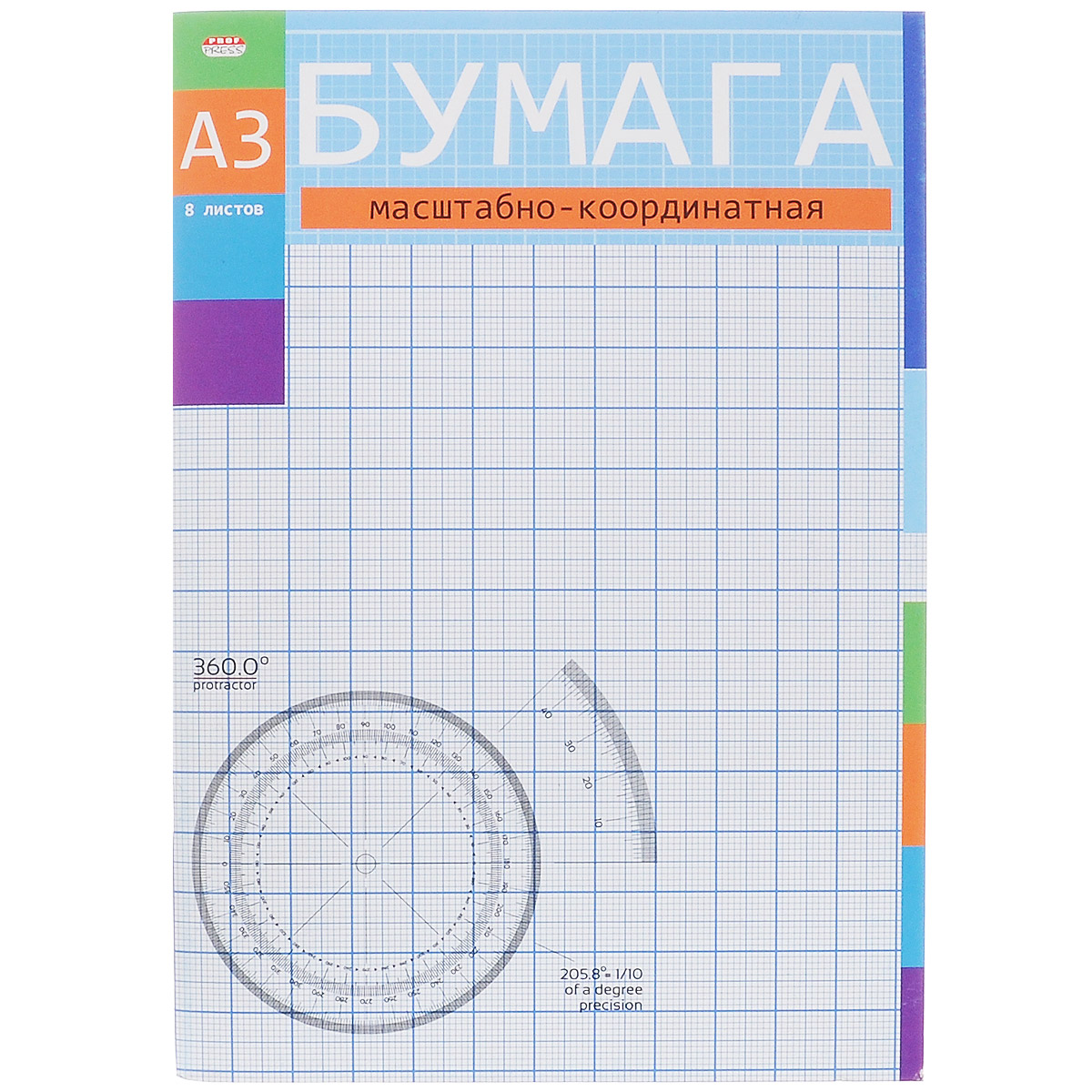 Бумага масштабно-координатная Проф-Пресс, цвет: голубой, 8 листов, формат А308-3152 Бумага масштабно-координатная Проф-Пресс, цвет: голубой, 8 листов, формат А308-3152Бумага масштабно-координатная Проф-Пресс предназначена для выполнения различного рода чертежно-графических работ, создания различных схем и графиков. Листы оформлены белыми полями. Способ крепления: скрепки. Подойдет как для учащихся школы, так и для высших учебных заведений архитектурного, строительного и других профилей. Рекомендуемый возраст: 6+.