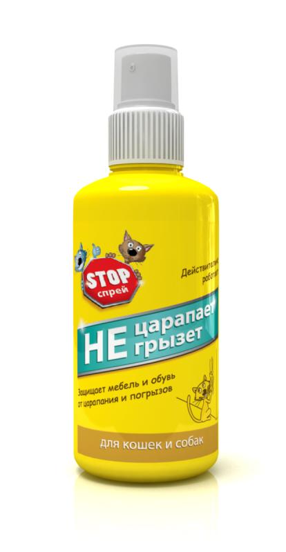 STOP-СПРЕЙ Не царапает,не грызет для собак и кошек 120 мл спрей45764 STOP-СПРЕЙ Не царапает,не грызет для собак и кошек 120 мл спрей45764Защищает мебель и обувь от царапания и погрызов. Тип средства: Средство лечебное Назначение средства: Корректировка поведения