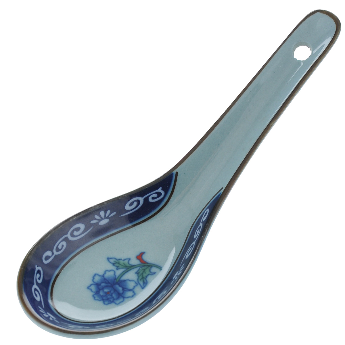 Ложка Nanshan Porcelain Харбин, длина 12,5 смGNNSHB049 Ложка Nanshan Porcelain Харбин, длина 12,5 смGNNSHB049Ложка Nanshan Porcelain Харбин, изготовленная из высококачественной керамики, декорирована оригинальным узором и изображением цветка. Ручка ложки оснащена специальным отверстием для подвешивания. Такая ложка пригодится на кухне при приготовлении еды. Ложка Nanshan Porcelain Харбин займет достойное место среди аксессуаров на вашей кухне. Можно мыть в посудомоечной машине. Длина: 12,5 см. Размер рабочей поверхности: 6 см х 4 см.