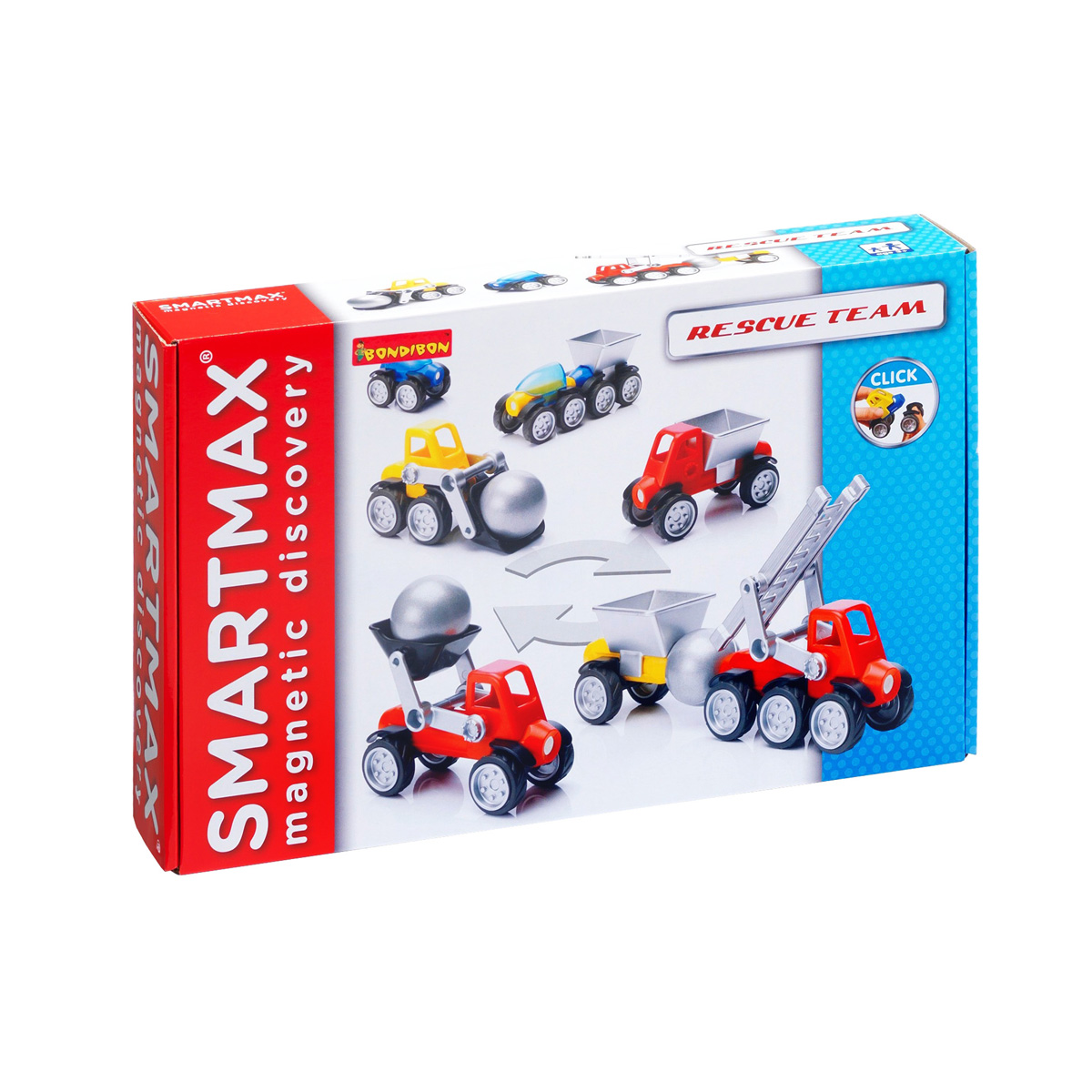 Bondibon Smartmax Конструктор магнитный Службы спасенияВВ0906 Bondibon Smartmax Конструктор магнитный Службы спасенияВВ0906Вам хочется угодить ребенку так, чтобы удовлетворить его потребность в пополнении машинок и спецтехники в его игрушечном гараже, еще одним конструктором и свою потребность в свободном времени? Значит, вам точно нужен именно такой конструктор! Из деталей магнитного конструктора SmartMax «Службы спасения» можно собрать несколько видов бульдозеров, пожарную машину, машину с прицепом, минивэн… ну и что-то совершенно новое в мире техники, стоит просто разрешить ребенку пофантазировать и не мешать ему проектировать! Кабины, ковши, колеса и другие детали машины легко крепятся на магнитных брусках конструктора. «Служба спасения» включает в себя следующие детали: - 1 длинная палочка, - 2 средние палочки, - 4 пары колес, 1 металлический шарик, 1 лестница, 2 кабина, 1 рычаг, 1 ковш. Колеса закреплены на металлической оси и обуты в настоящие резиновые шины. Детали, не содержащие магнитов, имеют простые и удобные крепления. Палочки имеют оболочку, сделанную из высококачественной...