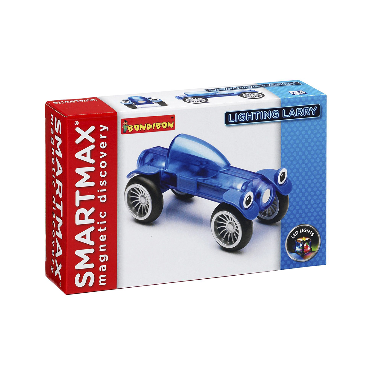 Bondibon Магнитный конструктор Smartmax Светящийся ЛарриВВ0950 Bondibon Магнитный конструктор Smartmax Светящийся ЛарриВВ0950Ваш ребенок очень активно проявляет интерес к технике и к новым открытиям? Направить в нужное русло такой его способности и любопытство поможет наш магнитный конструктор SmartMax. Невероятное притяжение внимания и сосредоточенность в процессе изучения физических свойств магнитиков – это настолько приятное зрелище для родителей, что отказаться от такой игры просто невозможно! Плюс – пополнение в гараже машинок, сотворенное своими руками! Все просто и интересно. Набор «Светящийся лари» имеет необычные детали для магнитного конструктора с LED-светом: Light House! Красочный, яркий, познавательный и очень увлекательный конструктор. Магнитный конструктор состоит из множества деталей. Используйте их с деталями из основных наборов для построения необычных конструкций. За счет больших размеров магнитных палочек конструктор абсолютно безопасен для ребенка. Кроме того, все магниты запаяны в высококачественный пластик так, что у ребенка нет возможности извлечь их из деталей. В серию...
