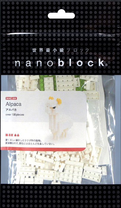 Nanoblock Мини-конструктор АльпакаNBC_008 Nanoblock Мини-конструктор АльпакаNBC_008Альпака, или Пако, - один из видов ламы, распространенных в Южной Америке, особенно в высокогорьях Перу. Выращивают альпака для стрижки шерсти, из которой делают теплые и мягкие одеяла, пледы и одежду. А из меха делают предметы для дома. Шерсть альпаки в 6 раз теплее чем шерсть овцы, и при этом намного легче! К сожалению, мини-альпака из наноблока не может похвастаться обилием теплого меха, но зато в таком миниатюрном размере ей не будет тесно на книжной полке или на рабочем столе. Альпака входит в коллекцию наноблок Животные. В комплекте: 120 элементов + запасные, подставка, пошаговая схема сборки. Конструктор Nanoblock - самый маленький в мире конструктор, крайне необычный, как все японское. Высокоточные трехмерные модели из деталей подобных Лего, но предельно уменьшенных в размерах, стали хитом в Японии и буквально произвели фурор в Америке, Европе, Азии и Австралии. Самая маленькая деталь конструктора - 4 мм х 4 мм, а...