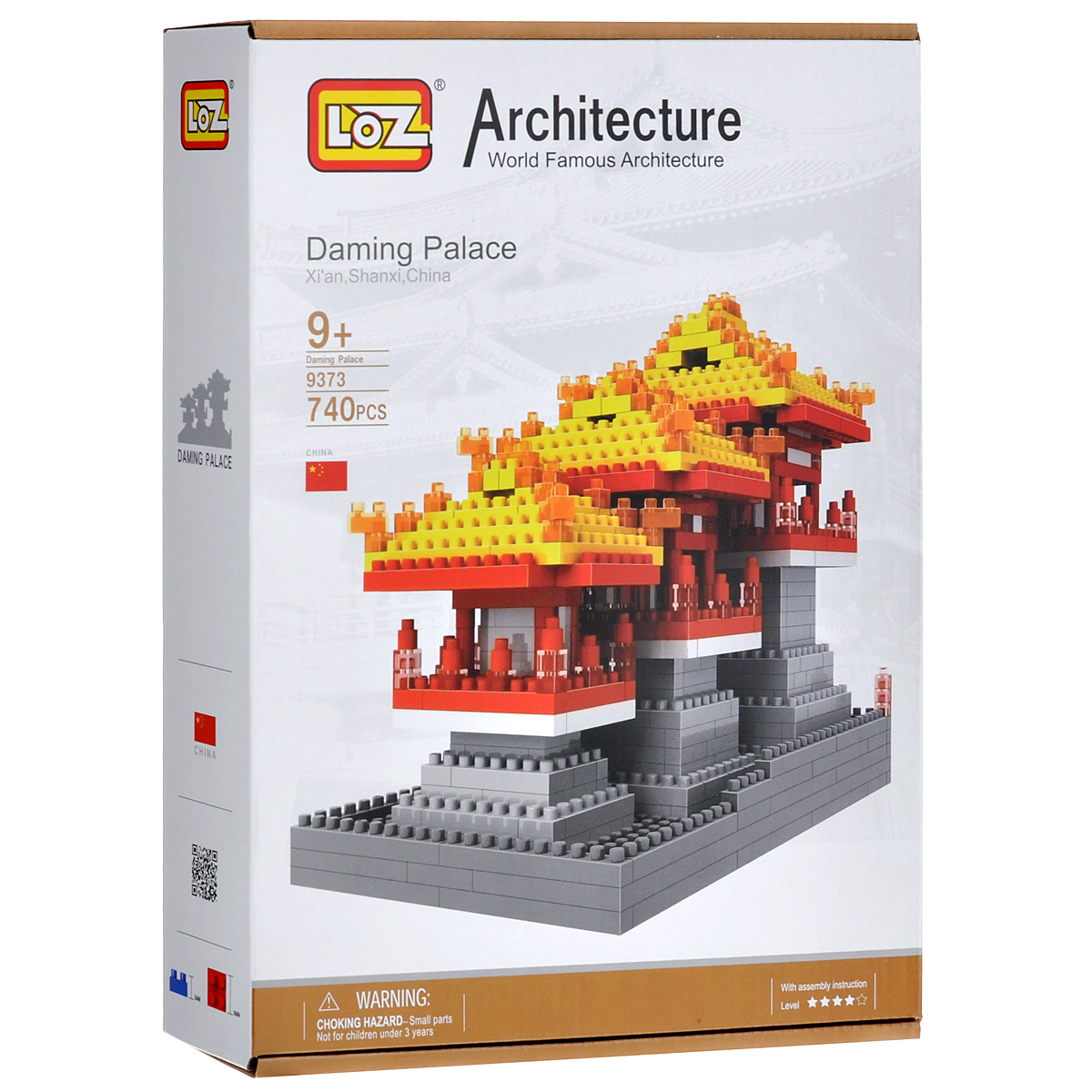 Loztoys Конструктор Дворец Дамин9373 Loztoys Конструктор Дворец Дамин9373Конструктор-макет Дворец Дамин - прекрасный способ провести время увлекательно и с пользой. Комплект включает в себя 740 элементов, из которых вы и ваш ребенок сможете собрать модель дворца, который находится в Китае. Для сборки модели клей и ножницы не понадобятся. Элементы оснащены пазами для легкого соединения. В комплект входит схематичная инструкция по сборке. Дворец Дамин был основным королевским дворцом династии Тан (618 – 907 гг.) Археологи, начиная с 50-х гг. прошлого века провели масштабную работу, и теперь многочисленные туристы со всего мира могут полюбоваться полноразмерными и миниатюрными копиями зданий старинного дворца, увидеть представления из жизни императорской династии Тан и узнать о жизни Поднебесной времен раннего средневековья.