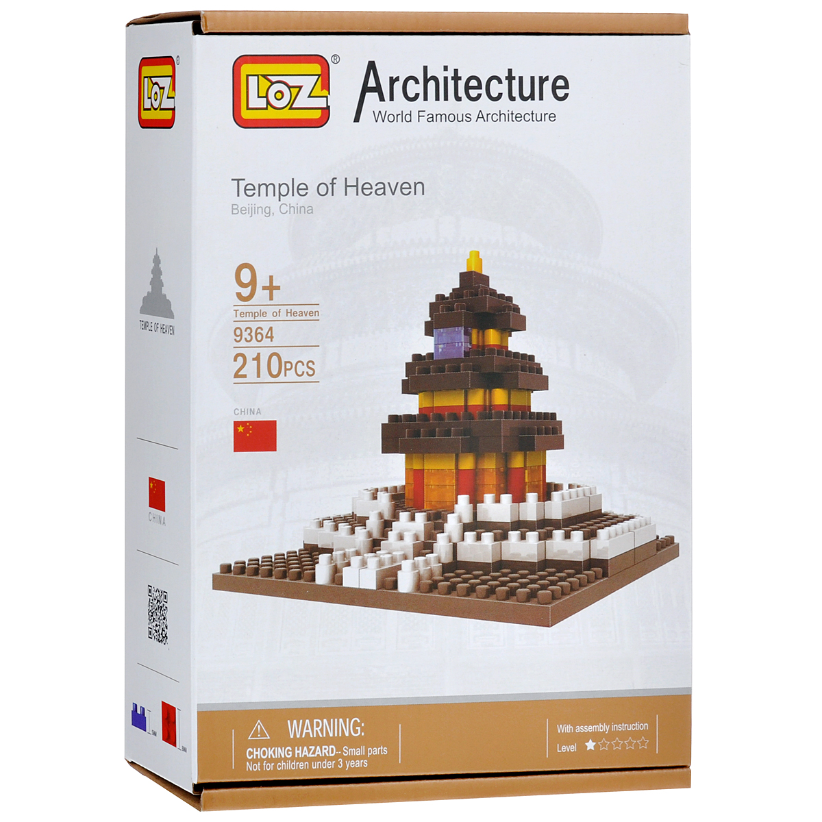 Loztoys Конструктор Храм Неба9364 Loztoys Конструктор Храм Неба9364Храм Неба Объемный 3D-пазл, 210 элементов