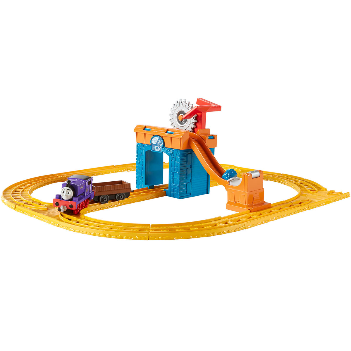 Thomas&Friends Игровой набор Collectible Railway Чарли за работойCDV08 Thomas&Friends Игровой набор Collectible Railway Чарли за работойCDV08Thomas&Friends Игровой набор Collectible Railway Чарли за работой позволит малышу построить погрузочную станцию вместе с железной дорогой для успешной работы паровозика Чарли. Погрузочная станция оснащена конвейером и ковшом, а также большой шестеренкой, вращение которой управляется с помощью педального механизма.
