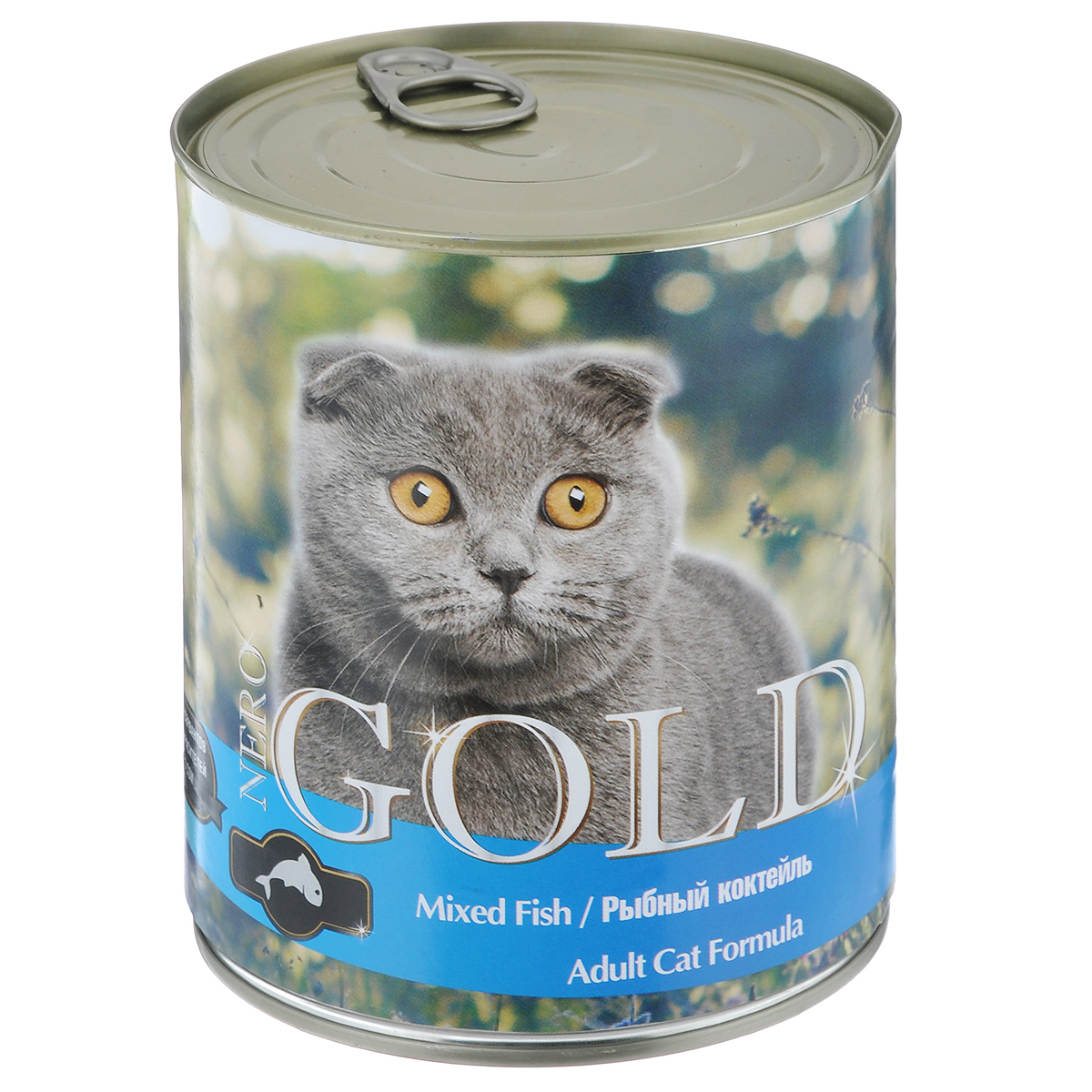 Консервы для кошек Nero Gold, рыбный коктейль, 810 г20255 Консервы для кошек Nero Gold, рыбный коктейль, 810 г20255Консервы для кошек Nero Gold - полнорационный продукт, содержащий все необходимые витамины и минералы, сбалансированный для поддержания оптимального здоровья вашего питомца! Состав: мясо и его производные, филе курицы, филе рыбы, злаки, витамины и минералы. Гарантированный анализ: белки 6%, жиры 4,5%, клетчатка 0,5%, зола 2%, влага 81%. Пищевые добавки на 1 кг продукта: витамин А 1600 МЕ, витамин D 140 МЕ, витамин Е 10 МЕ, таурин 300 мг, железо 24 мг, марганец 6 мг, цинк 15 мг, медь 1 мг, магний 200 мг, йод 0,3 мг, селен 0,2 мг. Вес: 810 г. Товар сертифицирован.