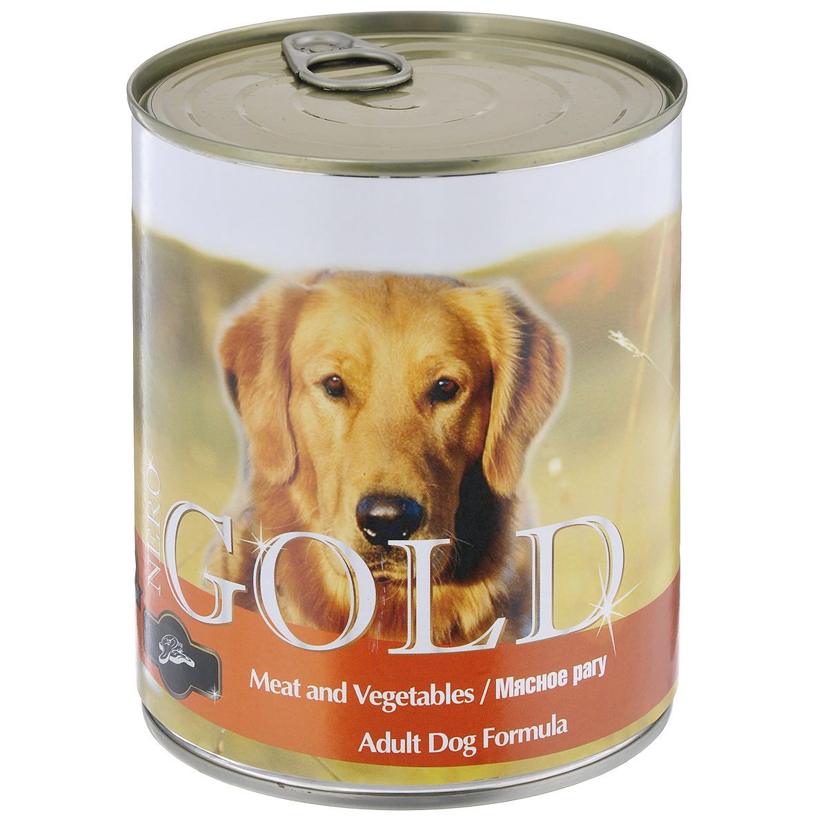 Консервы для собак Nero Gold, мясное рагу, 810 г10315 Консервы для собак Nero Gold, мясное рагу, 810 г10315Консервы для собак Nero Gold - полнорационный продукт, содержащий все необходимые витамины и минералы, сбалансированный для поддержания оптимального здоровья вашего питомца! Состав: мясо и его производные, филе курицы, овощи, злаки, витамины и минералы. Гарантированный анализ: белки 6,5%, жиры 4,5%, клетчатка 0,5%, зола 2%, влага 81%. Пищевые добавки на 1 кг продукта: витамин А 1600 МЕ, витамин D 140 МЕ, витамин Е 10 МЕ, железо 24 мг, марганец 6 мг, цинк 15 мг, медь 1 мг, магний 200 мг, йод 0,3 мг, селен 0,2 мг. Вес: 810 г. Товар сертифицирован.