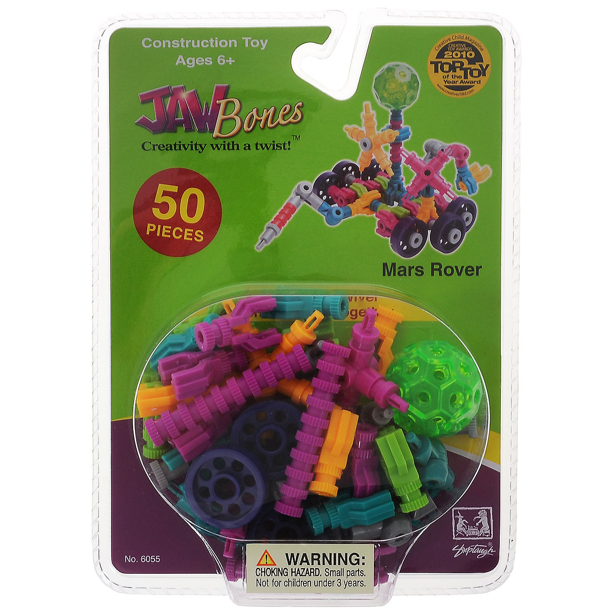 Jawbones Конструктор Марсоход6055 Jawbones Конструктор Марсоход6055Новый развивающий конструктор Jawbones непременно понравится вашему ребенку! При помощи красочных деталей, с уникальным креплением, можно собрать марсоход в оригинальном и неповторимом стиле. Конструктор состоит из 50 элементов разного размера, цвета и назначения. Ваш ребенок с удовольствием будет играть с конструктором, придумывая различные истории.