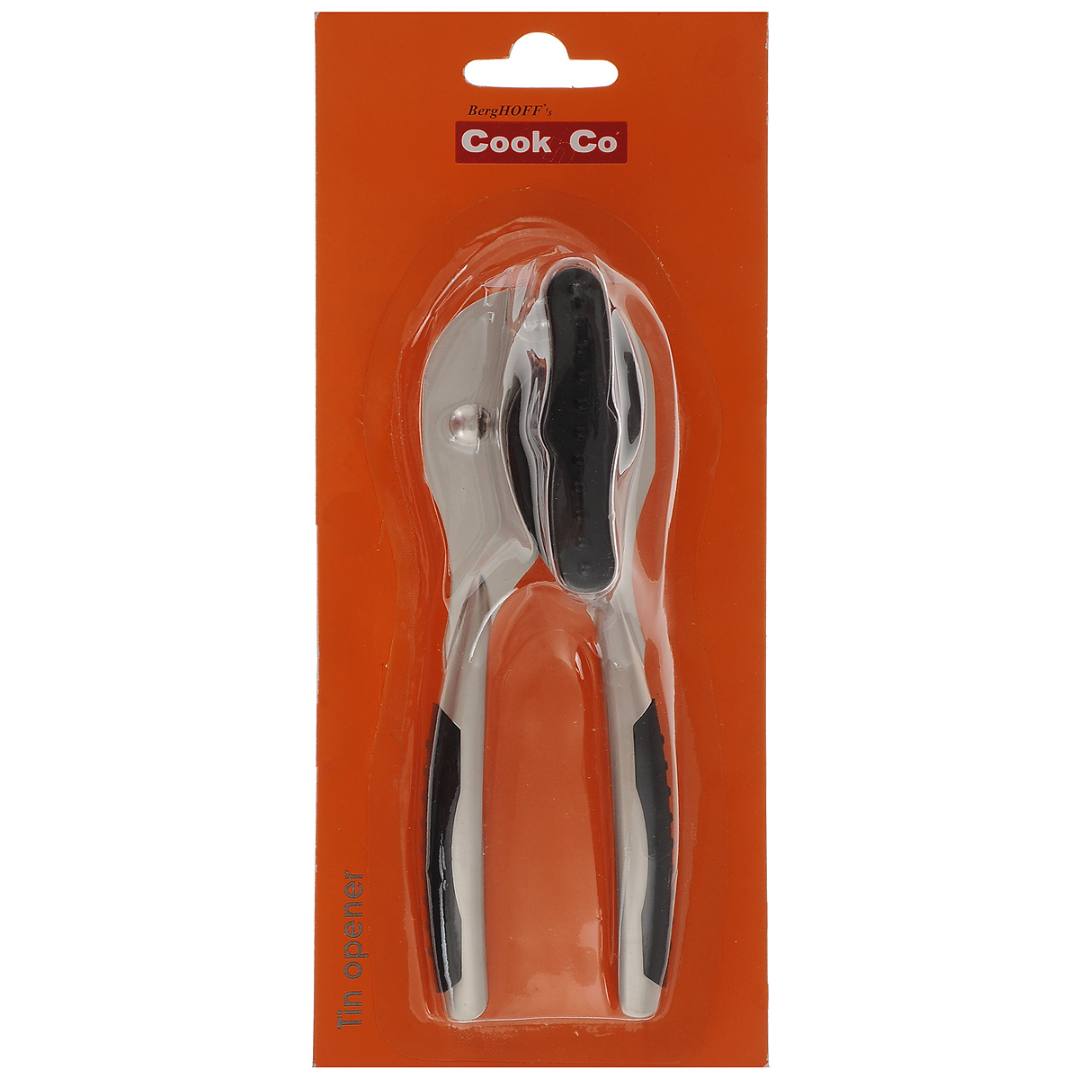 Нож консервный BergHOFF Cook & Co, цвет: металлик, черный, 17,5 см2800720 Нож консервный BergHOFF Cook & Co, цвет: металлик, черный, 17,5 см2800720Консервный нож BergHOFF Cook & Co, выполненный из сплава цинка с матовой полировкой, займет достойное место среди аксессуаров на вашей кухне и позволит вам открыть любую жестяную консервную банку без особого труда. Удобные ручки с прорезиненными вставками не позволят выскользнуть ножу из вашей руки. Такой консервный нож станет достойным дополнением к кухонному инвентарю. Длина ножа: 17,5 см.
