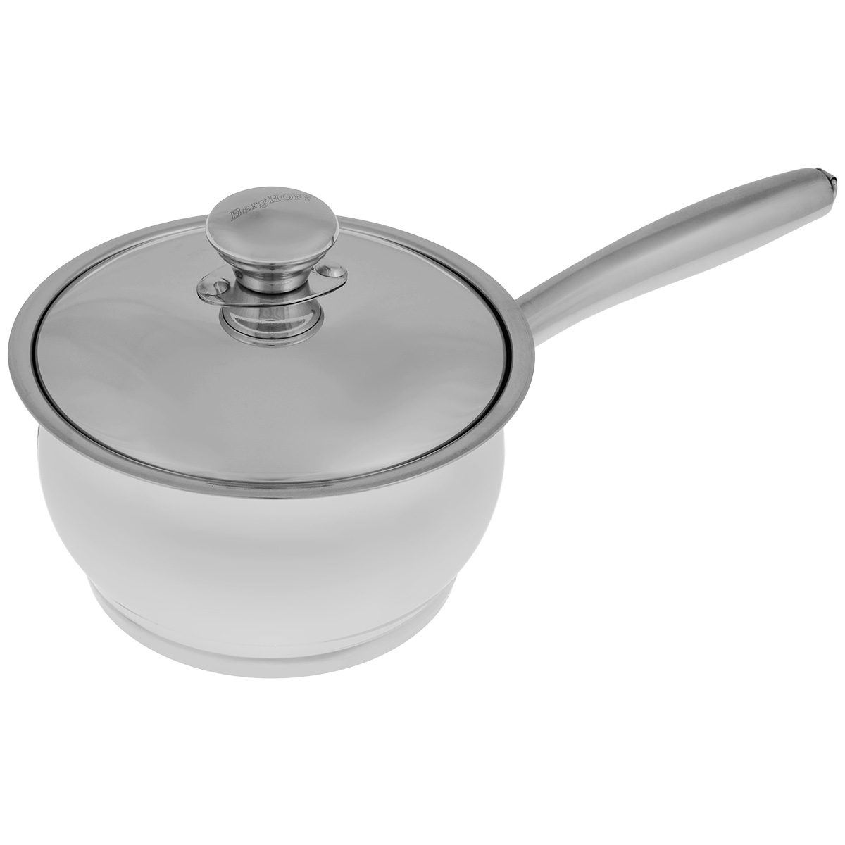 Ковш BergHOFF Cosmo с крышкой, 2 л1101101 Ковш BergHOFF Cosmo с крышкой, 2 л1101101Ковш BergHOFF Cosmo выполнен из высококачественной нержавеющей стали 18/10, которая обладает бактериостатическими свойствами. Сталь 18/10 - один из наиболее тонких и сбалансированных сплавов, используемых во всем мире, который гарантирует высокую химическую нейтральность к пище. Зеркальная полировка изделия обеспечивает превосходные антикоррозионные свойства материала (так как подобно пленке защищает внешнюю поверхность изделий и продлевает срок годности посуды), чистоту и гигиену (полное отсутствие в материале пор и микротрещин) и значительно облегчает ее чистку. Термоаккумулирующее дно специальной конструкции с верхним открытым алюминиевым слоем и медным диском позволит теплу быстро и равномерно распределится по всей поверхности дна. Эргономичная ручка обеспечивают безопасный захват и удобство в поднятии изделий, крепятся к изделию точечной сваркой. В ковше BergHOFF Cosmo можно готовить с небольшим количеством воды или без нее. Эта технология отлично ...