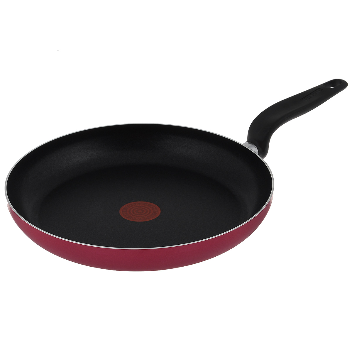 Сковорода Tefal Tulip, с антипригарным покрытием. Диаметр 28 см9100018558 Сковорода Tefal Tulip, с антипригарным покрытием. Диаметр 28 см9100018558Сковорода Tefal Tulip изготовлена из высококачественного алюминия с безопасным антипригарным покрытием Resist Plus. С таким покрытием пища не пригорает и посуда легко моется. Не содержит PFOA. Уникальный индикатор нагрева Thermo Spot вовремя подскажет когда дно достигло оптимальной для приготовления температуры. Благодаря прочному дну Durabase происходит идеальное и равномерное распределение тепла. Изделие снабжено удобной бакелитовой ручкой. Сковорода пригодна для газовых плит. Не подходит для индукционных плит. Можно мыть в посудомоечной машине. Диаметр (по верхнему краю): 28 см. Высота стенок: 4,5 см. Длина ручки: 17 см. Толщина стенок: 3 мм. Толщина дна: 4 мм.