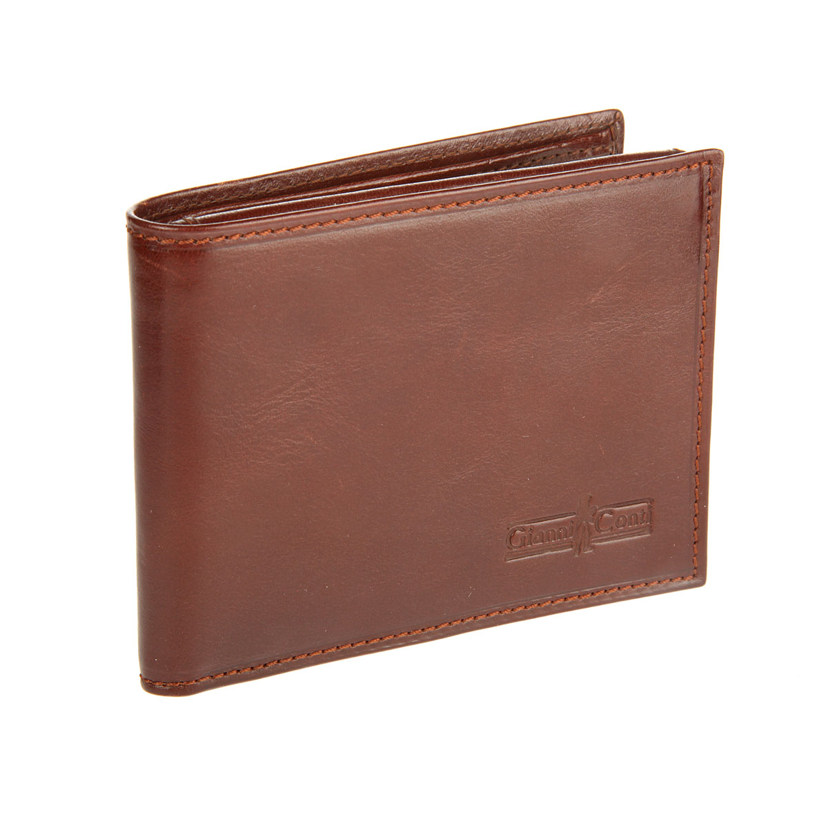 Портмоне мужское Gianni Conti, цвет: коричневый. 907022907022 brown Портмоне мужское Gianni Conti, цвет: коричневый. 907022907022 brownСтильное мужское портмоне Gianni Conti выполнено из натуральной кожи. Лицевая сторона оформлена тиснением в виде названия бренда производителя. Изделие раскладывается пополам. Внутри имеется два отделения для купюр, четыре потайных кармана, карман для мелочи на кнопке, три кармашка для визиток и пластиковых карт, два сетчатых кармана и карман для документов. Портмоне упаковано в фирменную картонную коробку. Оригинальное портмоне подчеркнет вашу индивидуальность и изысканный вкус, а также станет замечательным подарком человеку, ценящему качественные и практичные вещи.