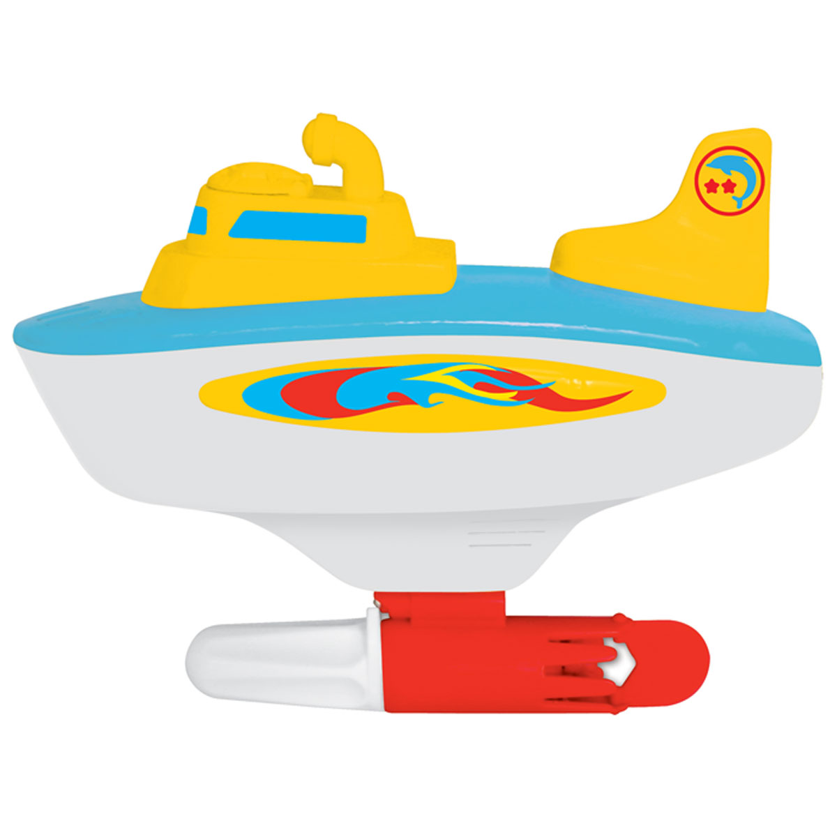 Kiddieland Игрушка Моя первая субмаринаKID 049908 Kiddieland Игрушка Моя первая субмаринаKID 049908Яркая игрушка Kiddieland Моя первая субмарина со звуковыми эффектами обязательно понравится любому мальчишке. Игрушечная субмарина плавает с помощью гребного винтика. Чтобы запустить подводную лодку в просторы в ванной или водоема, необходимо повернуть рукоятку под килем. Используя рукоятку, можно менять направление движения. Субмарина способна поворачивать налево и направо. Во время игры раздается звук работающего мотора, прямо как у настоящей подводной лодки. Игрушка способствует развитию, мелкой моторики, цветовосприятия, воображения и творческого мышления. Рекомендуемый возраст: от 18 месяцев. Питание: 1 батарейка типа АА (входят в комплект).