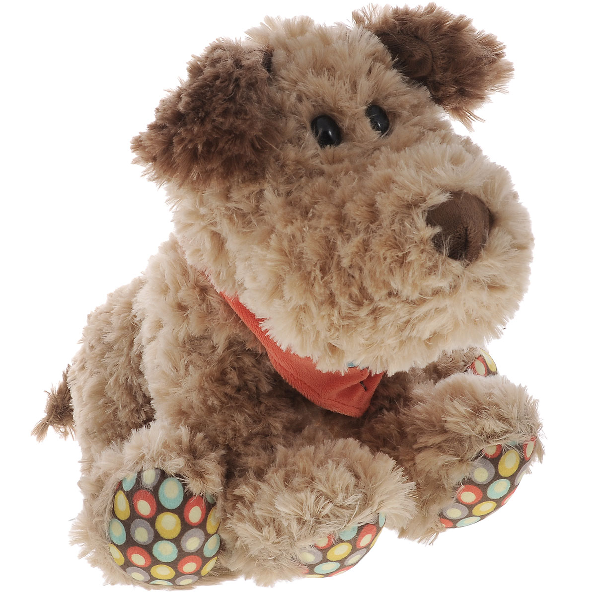 Plush Apple Мягкая игрушка Собака Кучеряшка, 27 смK31287В Plush Apple Мягкая игрушка Собака Кучеряшка, 27 смK31287ВМягкая игрушка Plush Apple Собака Кучеряшка станет верным другом вашему ребенку. Игрушка произведена из безопасных и качественных материалов. Собачка по имени Кучеряшка украшена стильным платком, подвязанным на шее. У нее пушистая приятная шерстка, черные глаза-бусинки, а подушечки на лапках дополнены специальными вставками из яркого текстиля с рисунком. Озорная и забавная собачка Кучеряшка непременно понравится малышу и не позволит ему скучать.
