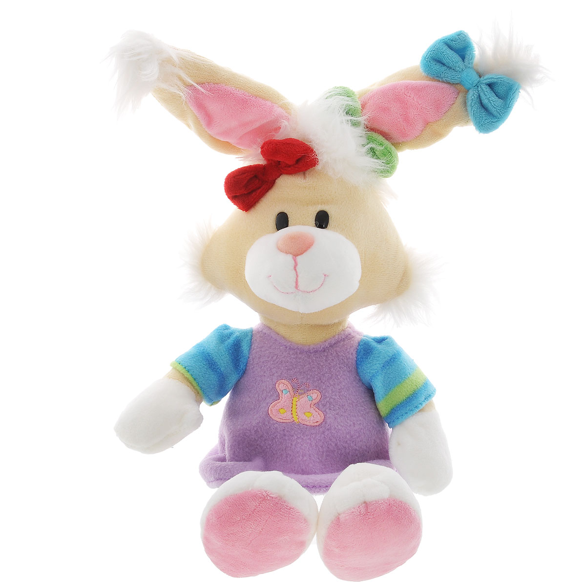 Мягкая игрушка Plush Apple Кролик в платье, 46 смK96160A,B,C Мягкая игрушка Plush Apple Кролик в платье, 46 смK96160A,B,CОчаровательная и яркая мягкая игрушка Plush Apple Кролик в платье обязательно вызовет улыбку у детей и взрослых. Игрушка изготовлена из высококачественного текстильного материала в виде забавного кролика в фиолетовом платье. Удивительно мягкая игрушка принесет радость и подарит своему обладателю мгновения нежных объятий и приятных воспоминаний. Небольшие размеры игрушки позволяют брать ее на прогулку и в гости, поэтому малышу больше не придется расставаться со своим новым другом. Специальные гранулы, используемые при ее набивке, способствуют развитию мелкой моторики рук малыша.
