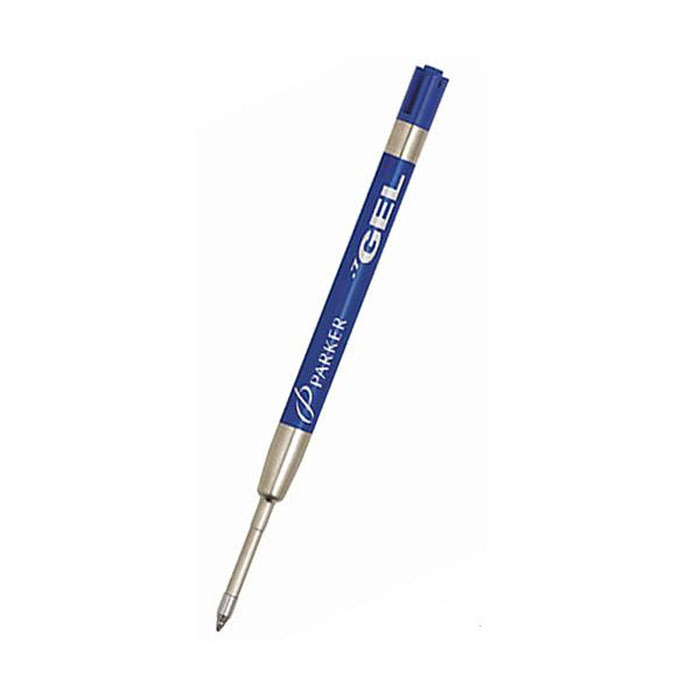 Стержень гелевый для шариковых ручек Parker. PARKER-S0169240PARKER-S0169240 Стержень гелевый для шариковых ручек Parker. PARKER-S0169240PARKER-S0169240Гелевый стержень для использования в шариковых ручках Паркер, линия письма – средняя 0,7мм, чернила синего цвета, в упаковке. Произведено во Франции.