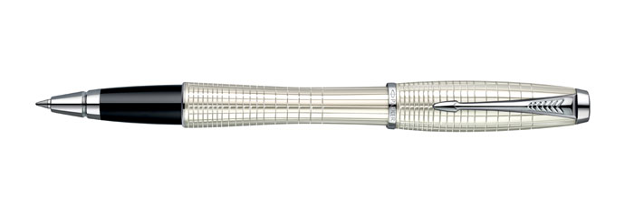 Роллер URBAN PREMIUM Pearl Metal Chiselled. PARKER-S0911440PARKER-S0911440 Роллер URBAN PREMIUM Pearl Metal Chiselled. PARKER-S0911440PARKER-S0911440Ручка-роллер Паркер Урбан Премиум Перл Металл Чиселд. Инструмент для письма, линия письма – тонкая, цвет чернил – черный, в подарочной упаковке. Произведено в Китае.
