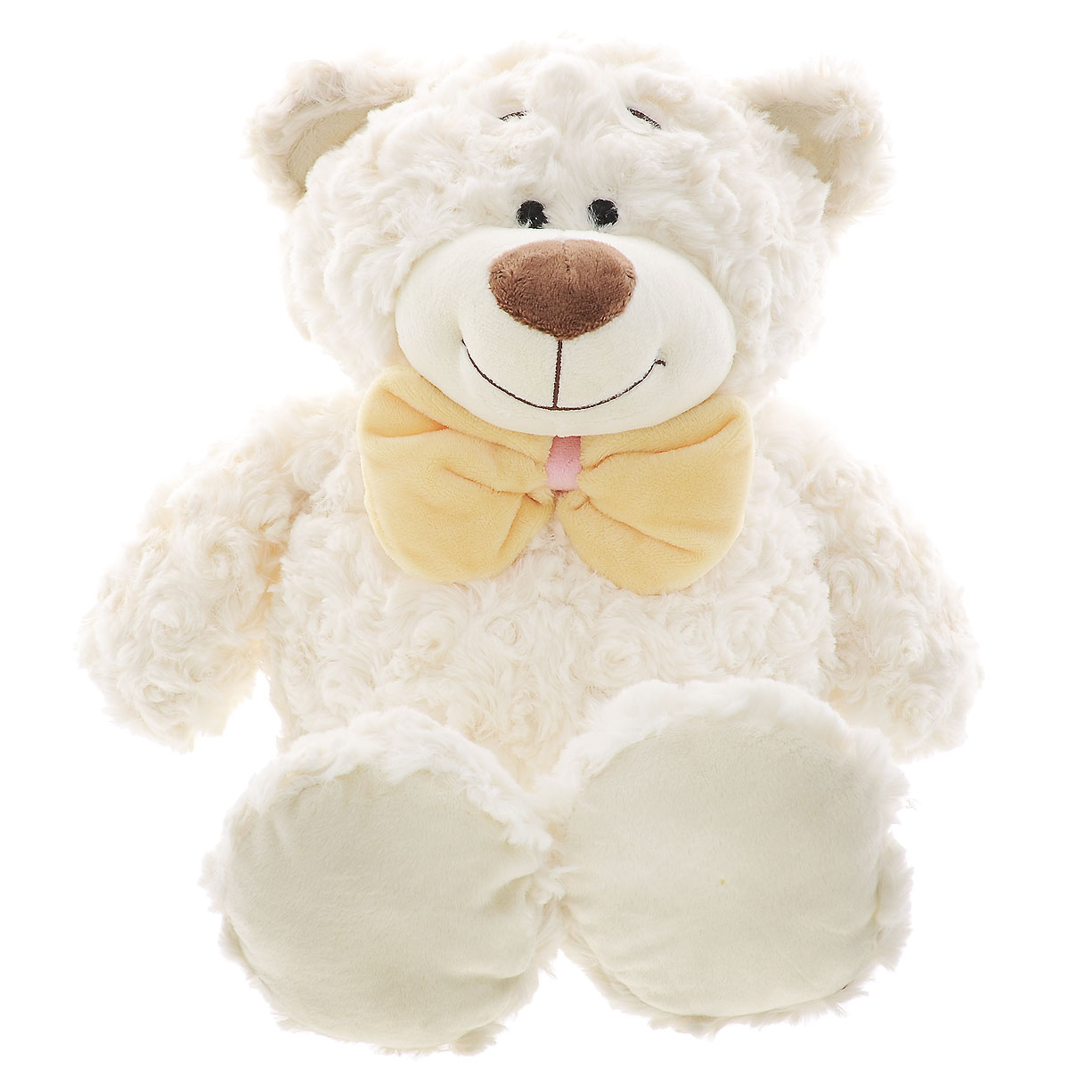 Plush Apple Мягкая игрушка Медведь с бантом цвет белый 39 смK71244A,А1 Plush Apple Мягкая игрушка Медведь с бантом цвет белый 39 смK71244A,А1Игрушка Plush Apple Медведь с бантом, выполненная в виде медвежонка с бантиком желтого цвета на шее, очарует не только ребенка, но и взрослого. Игрушка изготовлена из искусственного меха и текстильных материалов, с элементами из пластика. В качестве набивки используются синтетические волокна, пластмассовые гранулы. Плюшевая игрушка Plush Apple Медведь с бантом поможет любому человеку выразить свои чувства и преподнести незабываемый, оригинальный подарок своим близким и любимым.