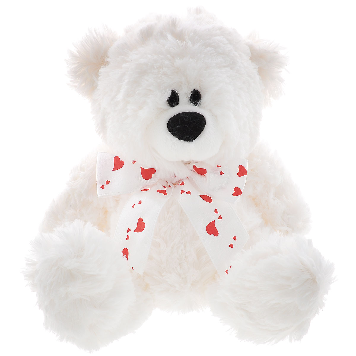 Plush Apple Мягкая игрушка Медведь с лентой, 17 смK76208L1 Plush Apple Мягкая игрушка Медведь с лентой, 17 смK76208L1Игрушка Plush Apple Медведь с лентой, выполненная в виде медвежонка с бантиком с сердечками на шее, очарует не только ребенка, но и взрослого. Изготовлен медвежонок из искусственного меха и текстильных материалов, с элементами из пластика. В качестве набивки используется полиэфирное волокно. Необычайно мягкая игрушка принесет радость и подарит своему обладателю мгновения нежных объятий и приятных воспоминаний. Великолепное качество исполнения делает игрушку Plush Apple Медведь с лентой чудесным подарком к любому празднику.