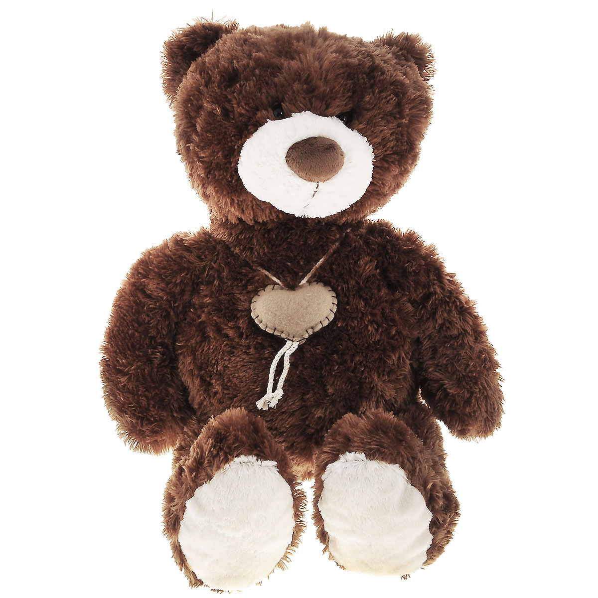 Мягкая игрушка Plush Apple Медведь с сердцем, 70 смK76239E1 Мягкая игрушка Plush Apple Медведь с сердцем, 70 смK76239E1Мягкая игрушка Plush Apple Медведь с сердцем не оставит вас равнодушным и вызовет улыбку у каждого, кто ее увидит. Игрушка изготовлена из высококачественных текстильных материалов. Выполнена игрушка в виде очаровательного медведя. На шее с помощью шнурка подвязано сердце. Глазки медведя изготовлены из пластика. Симпатичная игрушка неизменно будет радовать вашего ребенка, а также способствовать полноценному и гармоничному развитию его личности.