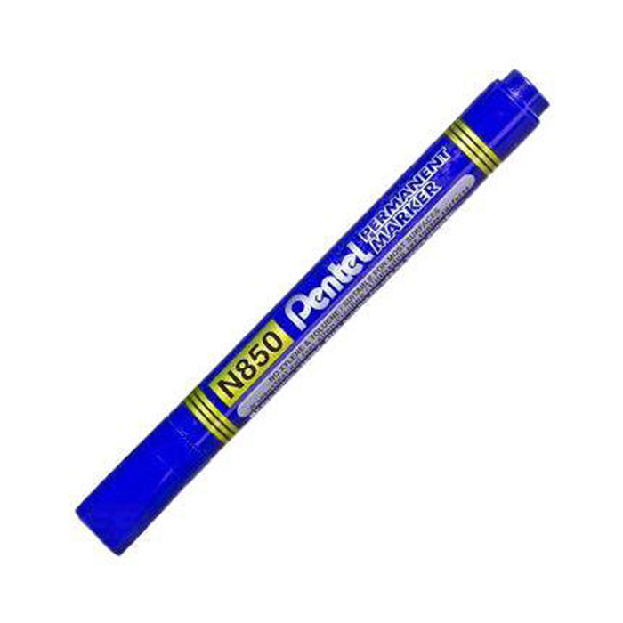 Pentel Маркер перманентный Bullet Point, цвет: синийPN850-C Pentel Маркер перманентный Bullet Point, цвет: синийPN850-CМаркер перманентный Bullet Point идеально пишет на любых поверхностях - стекло, металл, резина, дерево, ткань. Маркер заправлен перманентными чернилами, они быстро высыхают, чернила свето- и влагостойкие. Надписи, сделанные этим маркером, устойчивы к истиранию.