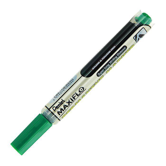 Pentel Маркер перманентный "Maxiflo", цвет: зеленый Pentel Маркер перманентный "Maxiflo", цвет: зеленый