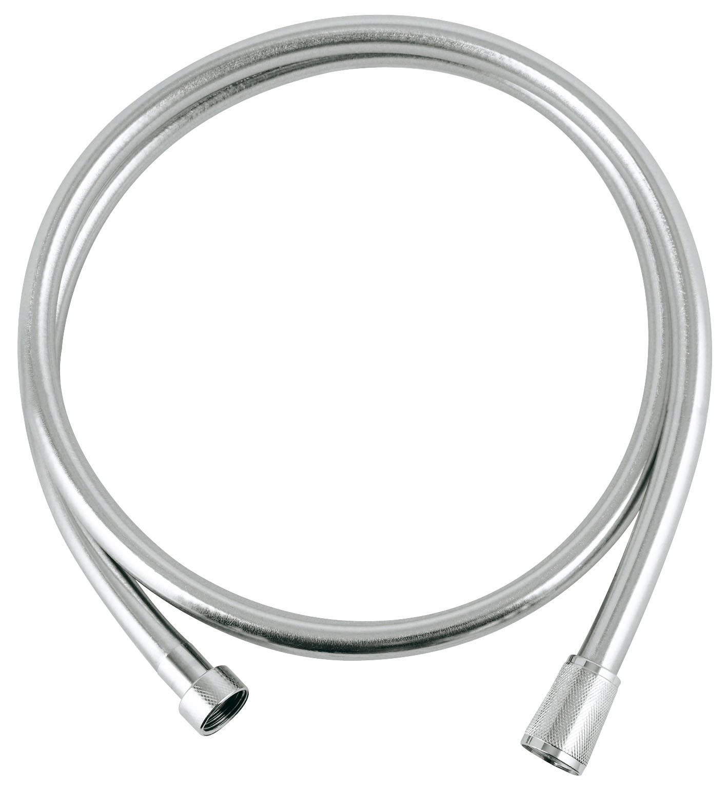 Душевой шланг Grohe Silverflex, длина 1,5 м. 2836400028364000 Душевой шланг Grohe Silverflex, длина 1,5 м. 2836400028364000Душевой шланг из пластика с гладкой поверхностью повышенной гибкости, легко чистится, с защитой от залома, на обоих краях вращающийся конус (Anti-Twist). Длина: 1500 мм. Присоединительный размер: 1/2 x 1/2. Хромированная поверхность GROHE StarLight. Видео по установке является исключительно информационным. Установка должна проводиться профессионалами!