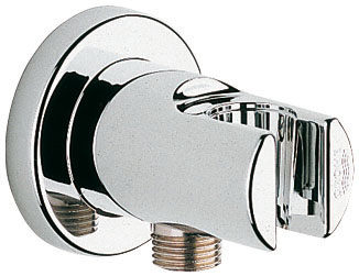 Подключение для душевого шланга Grohe Relexa, с держателем28628000 Подключение для душевого шланга Grohe Relexa, с держателем28628000С держателем ручного душа GROHE StarLight хромированная поверхность