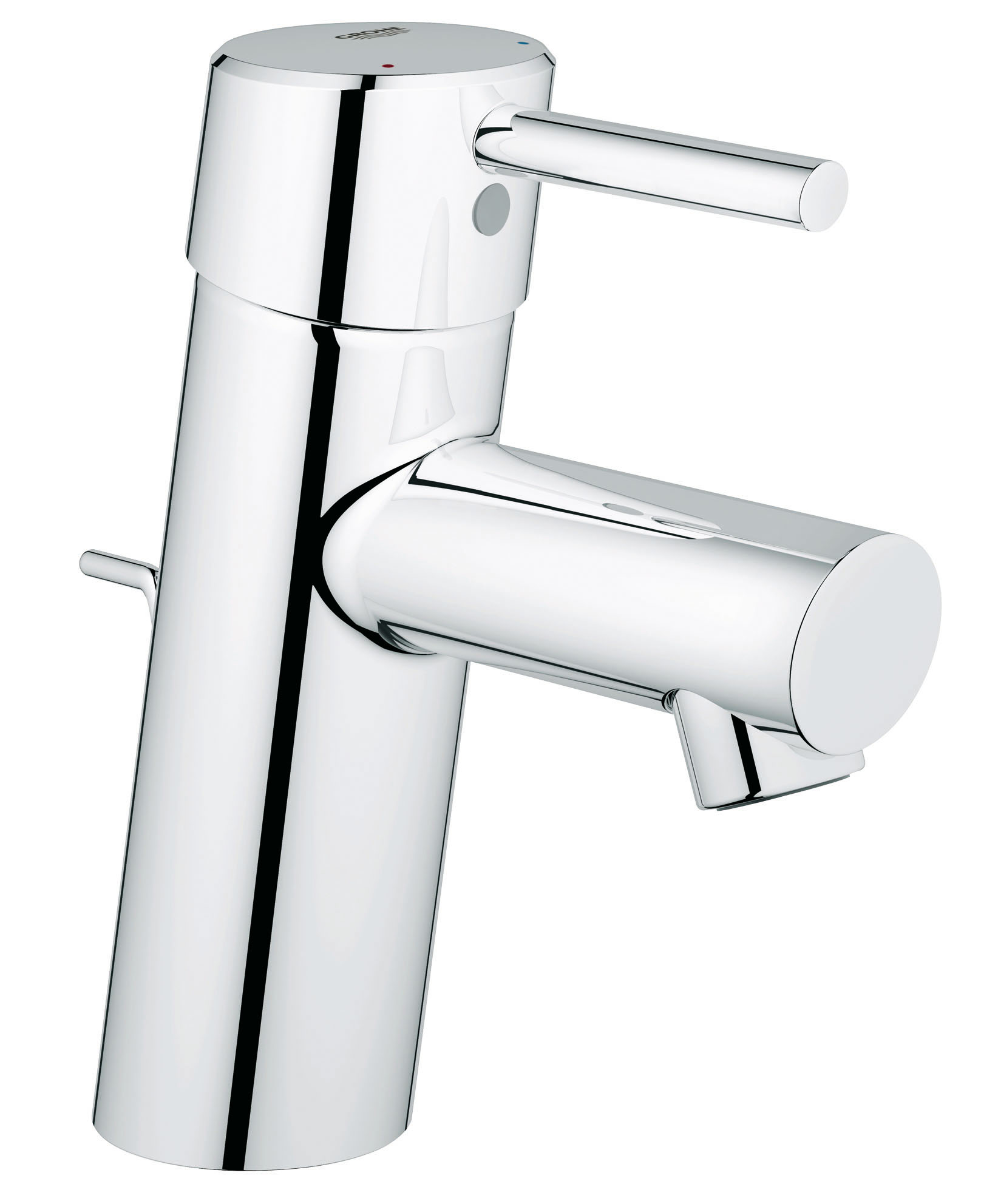 Смеситель для раковины GROHE Concetto (32204001)32204001 Смеситель для раковины GROHE Concetto (32204001)32204001GROHE Concetto: смеситель для ванной комнаты в современном стиле, с глянцевым хромированным покрытием Как в эстетическом, так и в функциональном отношении этот однорычажный смеситель для ванной комнаты из серии Concetto безупречен в каждой детали. Высота его излива подобрана таким образом, чтобы им было удобно пользоваться в комбинации с любой раковиной стандартного размера. С помощью подъемного штока, встроенного в корпус смесителя сзади, удобно открывать и закрывать сливной клапан. Технология GROHE SilkMove обеспечивает плавность и легкость регулировки температуры и напора воды. Износостойкое хромированное покрытие GROHE StarLight придает смесителю восхитительный блеск, который будет радовать глаз даже после многих лет эксплуатации и придавать особое очарование интерьеру Вашей ванной комнаты. Этот продуманный во всех отношениях смеситель комплектуется системой упрощенного монтажа, которая поможет Вам установить его практически мгновенно. Особенности: Монтаж на одно...