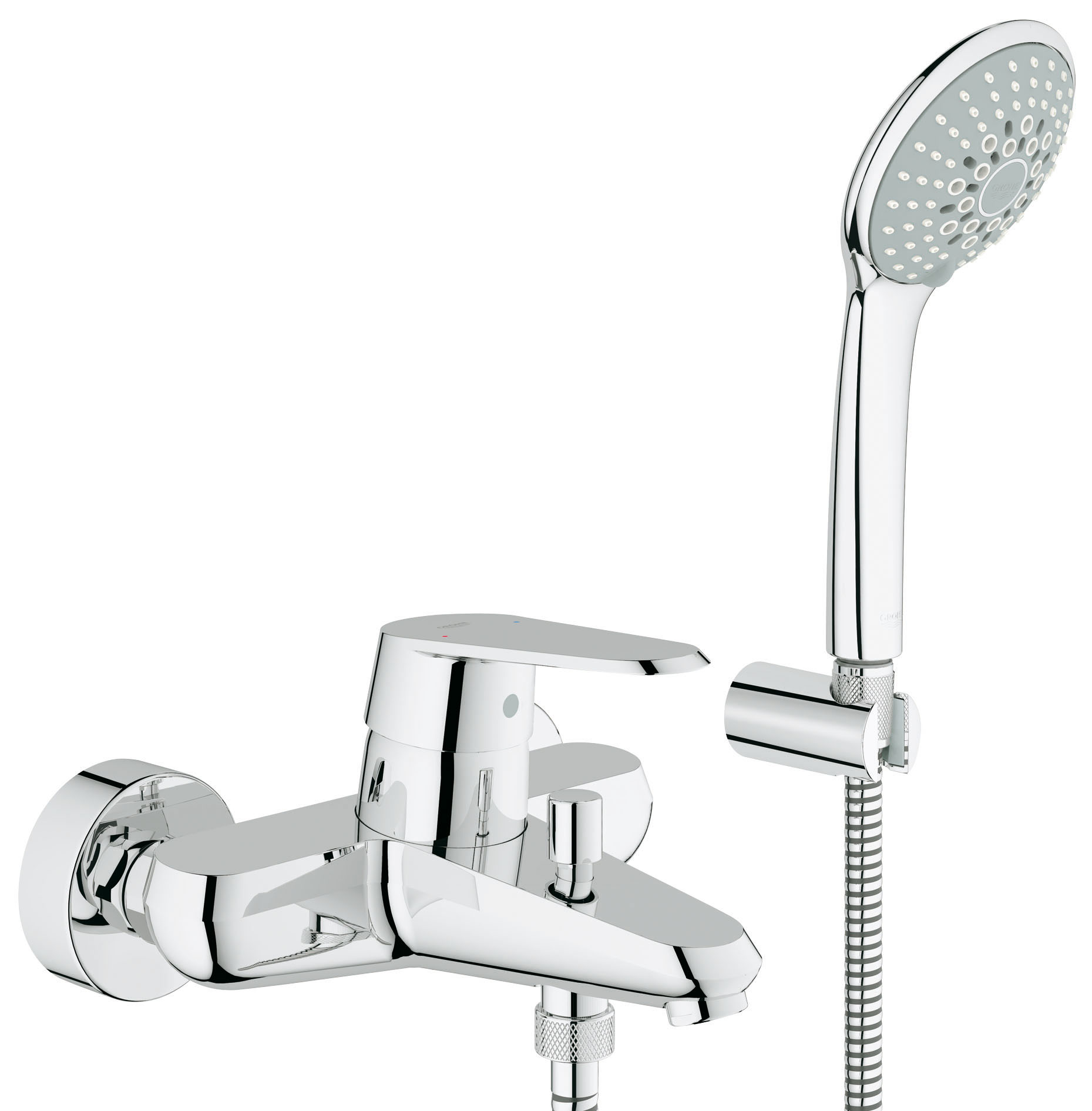 Смеситель для ванны GROHE Eurodisc Cosmopolitan с душевым гарнитуром Euphoria (33395002)33395002 Смеситель для ванны GROHE Eurodisc Cosmopolitan с душевым гарнитуром Euphoria (33395002)33395002Настенный монтаж Металлический рычаг GROHE SilkMove керамический картридж O 46 мм GROHE StarLight хромированная поверхность Регулировка расхода воды Возможность установки мин. расхода 2,5 л/мин. Автоматический переключатель: ванна/душ Встроенный обратный клапан в душевом отводе 1/2? Аэратор Скрытые S-образные эксцентрики Дополнительный ограничитель температуры (46 308 000) С душевым гарнитуром Включает в себя: Ручной душ Euphoria (27 222 000) Настенный держатель (27 056 000) Душевой шланг Relexaflex 1500 мм 1/2? x 1/2? (28 151 000) С защитой от обратного потока Класс шума I по DIN 4109 Видео по установке является исключительно информационным. Установка должна проводиться профессионалами!