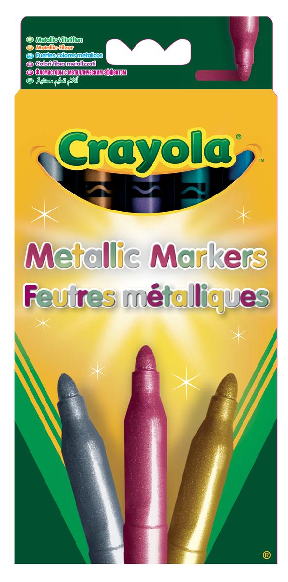 Crayola Набор фломастеров Metallic 5 шт 7552 Crayola Набор фломастеров Metallic 5 шт 7552