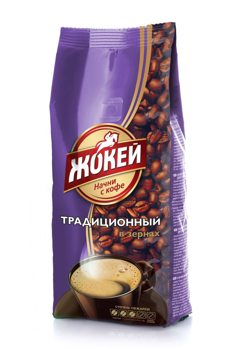 Жокей Традиционный кофе в зернах, 100 г0308-42 Жокей Традиционный кофе в зернах, 100 г0308-42Жокей Традиционный - это смесь зерен из Бразилии и Индонезии, которая позволяет создать композицию, адресованную любителям настоящего крепкого кофе. Традиционный, густой и насыщенный кофе, с приятной горчинкой и легким сладковатым оттенком.
