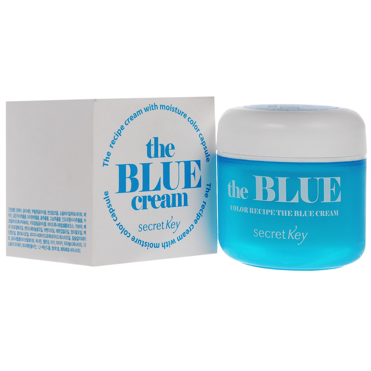 Secret Key Увлажняющий гель для лица Color Recipe the blue cream 55 гр93466 Secret Key Увлажняющий гель для лица Color Recipe the blue cream 55 гр93466Увлажняющий питательный крем с голубыми гранулами предназначен для сухой кожи лица. Гиалуроновая кислота в составе крема сохраняет влагу на поверхности кожи, повышает ее защитные свойства и освежает цвет лица.