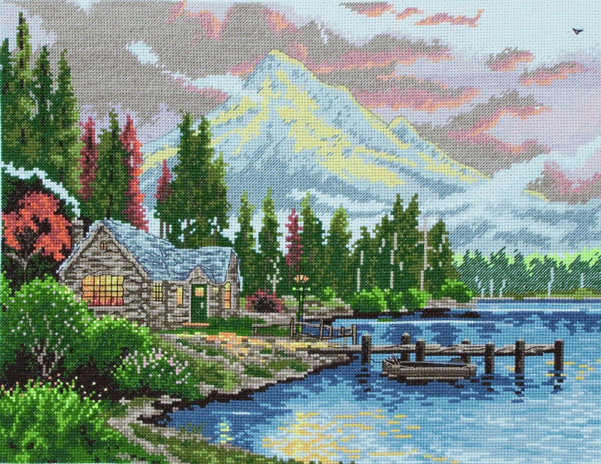 Набор для вышивания Maia Lakeside Hideaway /Тихое место у озера/ 25*32см (состав: канва Aida 16, цветная схема, нитки Anchor, игла, инструкция), счетный крест5678000-01174 Набор для вышивания Maia Lakeside Hideaway /Тихое место у озера/ 25*32см (состав: канва Aida 16, цветная схема, нитки Anchor, игла, инструкция), счетный крест5678000-01174Набор для вышивания Maia Lakeside Hideaway /Тихое место у озера/ 25*32см (состав: канва Aida 16, цветная схема, нитки Anchor, игла, инструкция), счетный крест