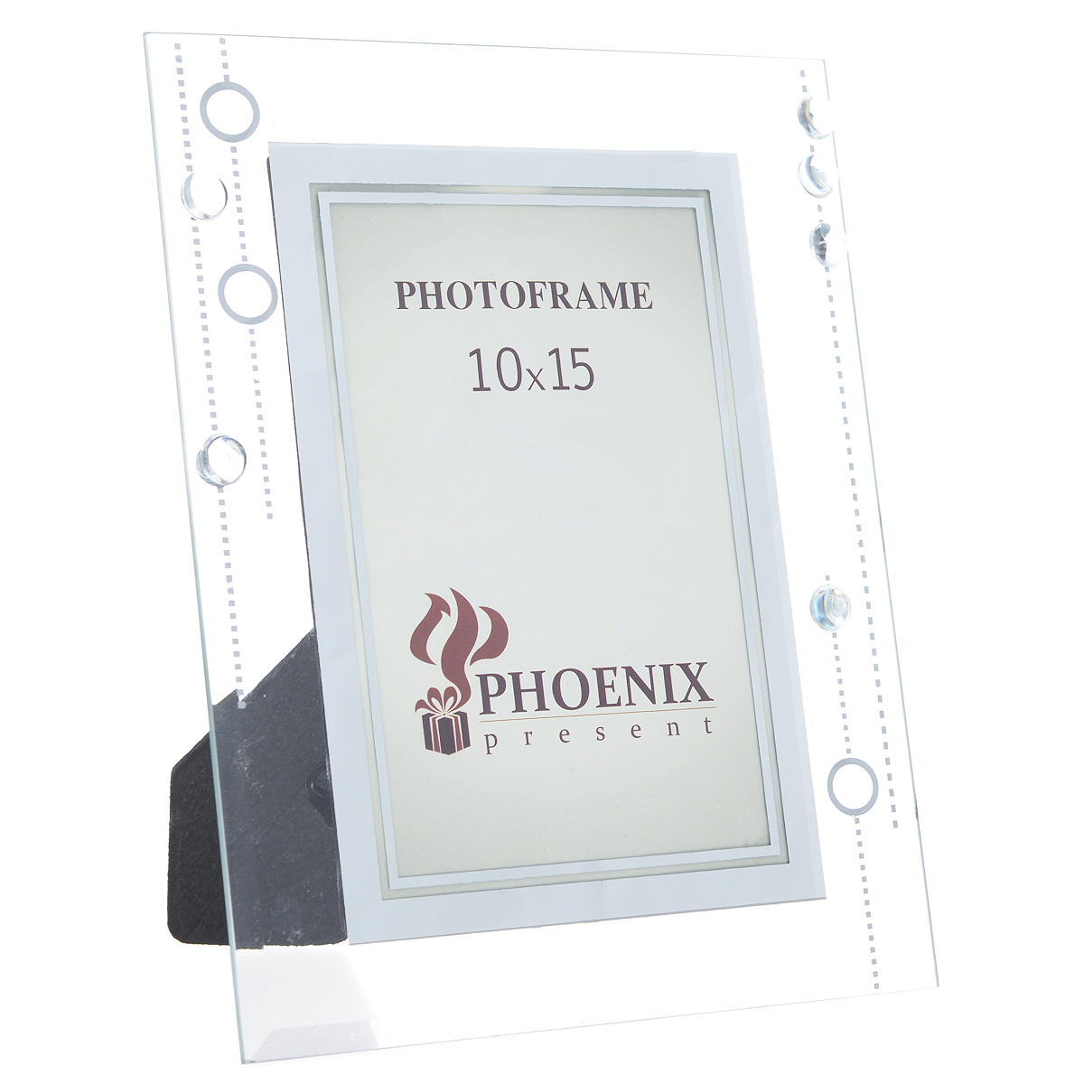 Фоторамка Феникс-презент Капли дождя, 10 х 15 см38952 Фоторамка Феникс-презент Капли дождя, 10 х 15 см38952Декоративная фоторамка Феникс-презент Капли дождя, выполненная из высококачественного стекла, украсит интерьер помещения оригинальным образом, а также позволит сохранить на память изображения дорогих вам людей и интересных событий вашей жизни. У рамки есть ножка для размещения ее на столе. С такой фоторамкой вы сможете не просто внести в интерьер своего дома элемент необычности, но и создать атмосферу загадочности и изысканности.