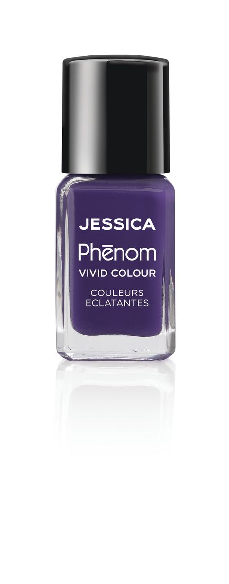 Jessica Phenom Лак для ногтей Vivid Colour Grape Gatsby № 12, 15 млPHEN-012 Jessica Phenom Лак для ногтей Vivid Colour Grape Gatsby № 12, 15 млPHEN-012Система покрытия ногтей Phenom обеспечивает быстрое высыхание, обладает стойкостью до 10 дней и имеет блеск гель-лака. Не нуждается в использовании LED/UV ламп. Легко удаляется, как обычный лак для ногтей. Покрытия JESSICA Phenom являются 5-Free и не содержат формальдегид, формальдегидных смол, толуола, дибутилфталат и камфору. Как наносить: Система Phenom – это великолепный маникюр за 1-2-3 шага: ШАГ 1: Базовое покрытие – нанесите в два слоя базовое средство JESSICA, подходящее Вашему типу ногтевой пластины. ШАГ 2: Цвет – нанесите в два слоя любой оттенок Phenom Vivid Colour. ШАГ 3: Закрепление – нанесите в один слой Phenom Finale Shine Topcoat для получения блеска гель-лака.