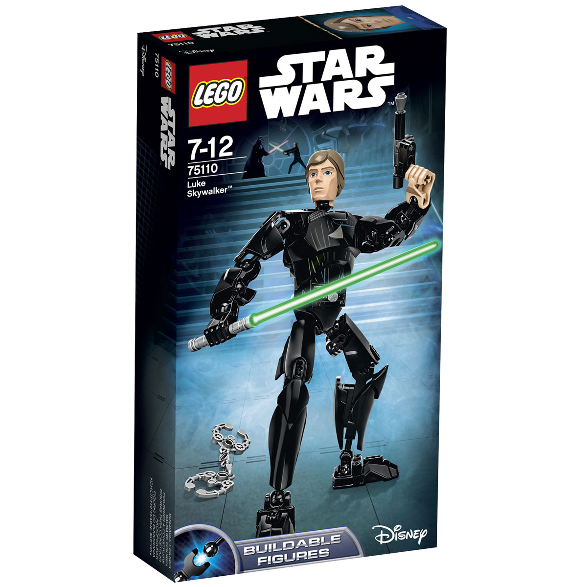 LEGO Star Wars Конструктор Люк Скайуокер 7511075110 LEGO Star Wars Конструктор Люк Скайуокер 7511075110Конструктор LEGO Люк Скайуокер станет отличным подарком фанатам Звездных войн! Фигура Люка Скайуокера выполнена с огромным вниманием к деталям. Её внешний вид наглядно демонстрирует готовность героя вступить в сражение со всеми приспешниками Императора и даже со своим собственным отцом. Благодаря шарнирной конструкции рук и ног, Люк может сгибать локти и колени, а также поворачивать запястья и стопы. Это позволяет принимать реалистичные боевые позы и не терять равновесие. Ещё одной отличительной особенностью фигуры является только одна здоровая рука. Это говорит о том, что юный джедай уже встречался в бою с Дартом Вейдером и в результате поединка лишился правой руки. Также в наборе присутствуют наручники и световой меч с креплением к ноге, что напоминает о главном эпизоде киносаги, когда Люк сдался имперским солдатам, попал на Звезду Смерти II и принял участие в финальной дуэли на световых мечах. Конструктор - это один из самых увлекательнейших и веселых способов...