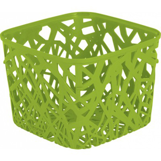 Корзинка Curver Ecolife, цвет: зеленый, 19,2 см х 19,2 см х 14,4 см4160_зелёный Корзинка Curver Ecolife, цвет: зеленый, 19,2 см х 19,2 см х 14,4 см4160_зелёныйКвадратная корзинка Curver Ecolife изготовлена из высококачественного пластика. Предназначена для хранения различных предметов в ванной, на кухне, на даче или в гараже. Стенки корзины оформлены изящной перфорацией, обеспечивающей естественную вентиляцию.
