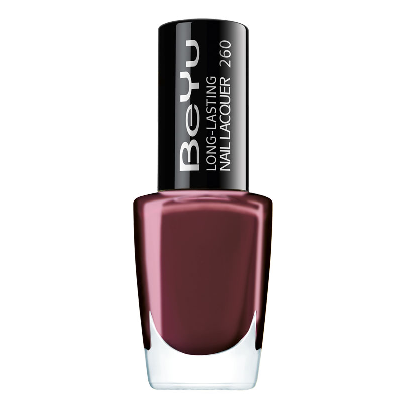 BeYu Стойкий лак для ногтей Long-Lasting Nail Lacquer № 260, 9 мл308.260 BeYu Стойкий лак для ногтей Long-Lasting Nail Lacquer № 260, 9 мл308.260Стойкая текстура Ультра блеск цвета Инновационная кисть Аккуратное нанесение и превосходный результат Элегантный, стильный дизайн нового флакона Быстрое высыхание Прекрасное покрытие max. в 2 слоя Бриллиантовый, супер блестящий маникюр Инновационный состав 3 Free - не содержит формальдегида, толуола и фталатов.