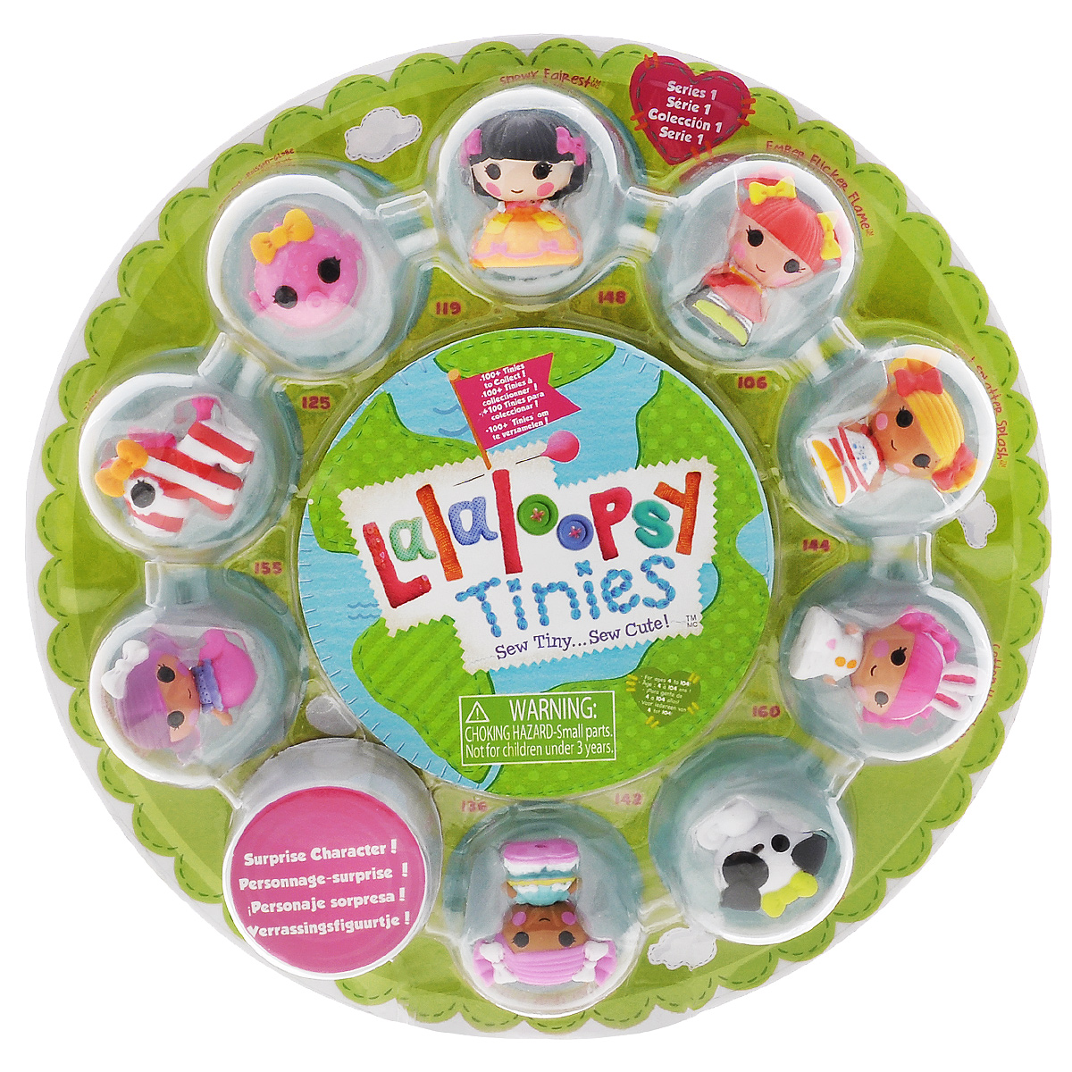 Lalaloopsy Набор фигурок Малютки Series 1 цвет салатовый529514_салатовый Lalaloopsy Набор фигурок Малютки Series 1 цвет салатовый529514_салатовыйНабор фигурок Lalaloopsy Малютки. Series 1 приведет в восторг любую маленькую поклонницу знаменитых куколок Lalaloopsy. Набор включает в себя 6 маленьких фигурок куколок Lalaloopsy, 3 фигурки питомцев и 1 фигурку-сюрприз. Фигурки выполнены из прочного пластика. Любимые персонажи Lalaloopsy стали совсем крошечными! Впервые в истории - крошечные малышки Lalaloopsy! Каждый персонаж уникален. Собери коллекцию из уникальных куколок. Каждая из них размером с пуговицу! Очаровательные фигурки- куколки непременно понравятся вашей дочурке и помогут ей погрузиться в сказочный мир волшебства и дружбы. Девочка сможет часами играть с ним, придумывая различные истории. Порадуйте ее таким замечательным подарком!