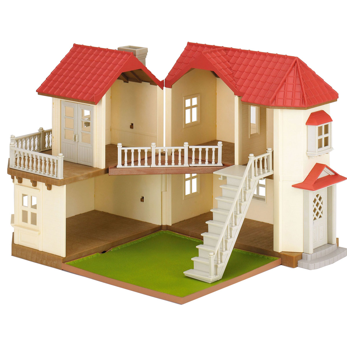 Sylvanian Families Игровой набор Большой дом со светом2752 Sylvanian Families Игровой набор Большой дом со светом2752Игровой набор Большой новый дом привлечет внимание вашего ребенка и станет отличным подарком для поклонников жителей чудесной страны Sylvanian Families. Теперь герои Sylvanian Families готовы к наступлению темноты! В большом красивом доме можно включить свет и в нем станет очень уютно. Двухэтажный раскрывающийся дом со светом, лестницей, внутренним двусторонним двориком, дополнительной площадкой с перилами для второго этажа. Компания была основана в 1985 году, в Японии. Sylvanian Families очень популярен в Европе и Азии, и, за долгие годы существования, компания смогла добиться больших успехов. 3 года подряд в Англии бренд Sylvanian Families был признан Игрушкой Года. Сегодня у героев Sylvanian Families есть собственное шоу, полнометражный мультфильм и сеть ресторанов, работающая по всей Японии. Sylvanian Families - это целый мир маленьких жителей, объединенных общей легендой. Жители страны Sylvanian Families - это кролики, белки, медведи,...