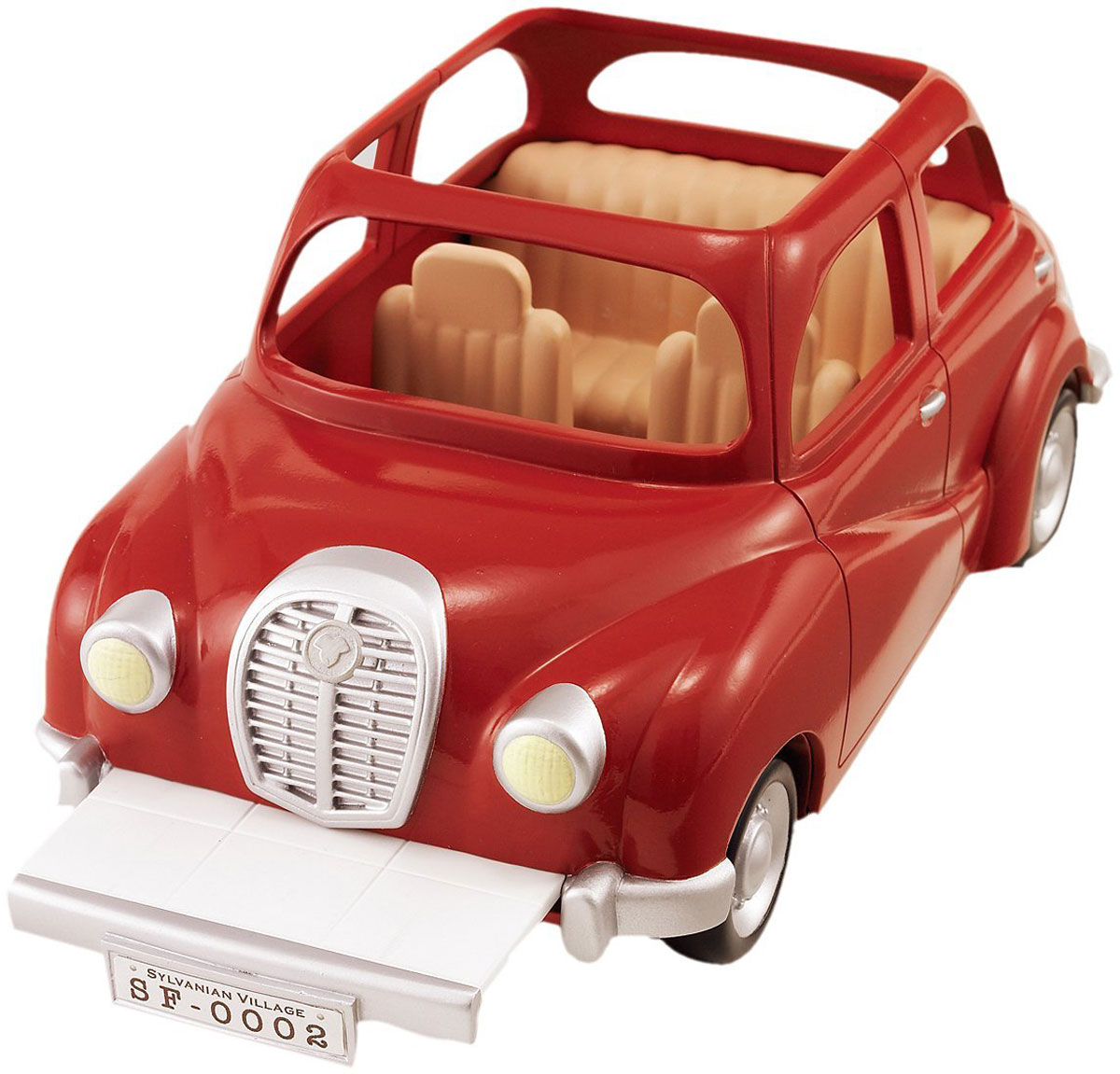 Sylvanian Families Семейный автомобиль цвет красный2002 Sylvanian Families Семейный автомобиль цвет красный2002Игровой набор Семейный автомобиль привлечет внимание вашего ребенка и станет отличным подарком для поклонников жителей чудесной страны Sylvanian Families. С помощью элементов набора ваш ребенок сможет отправить своих любимых героев Sylvanian Families на пикник или дальнюю поездку. Набор включает в себя автомобиль, детское кресло, стол для пикника и аксессуары, корзину с продуктами. Sylvanian Families - это целый мир маленьких жителей, объединенных общей легендой. Жители страны Sylvanian Families - это кролики, белки, медведи, лисы и многие другие. У каждого из них есть дом, в котором есть все необходимое для счастливой жизни. В городе, где живут герои, есть школа, больница, рынок, пекарня, детский сад и множество других полезных объектов. Жители этой страны живут семьями, в каждой из которой есть дети. В домах Sylvanian Families царит уют и гармония. Домашние животные радуют хозяев. Здесь продумана каждая мелочь, от одежды до мебели и аксессуаров....
